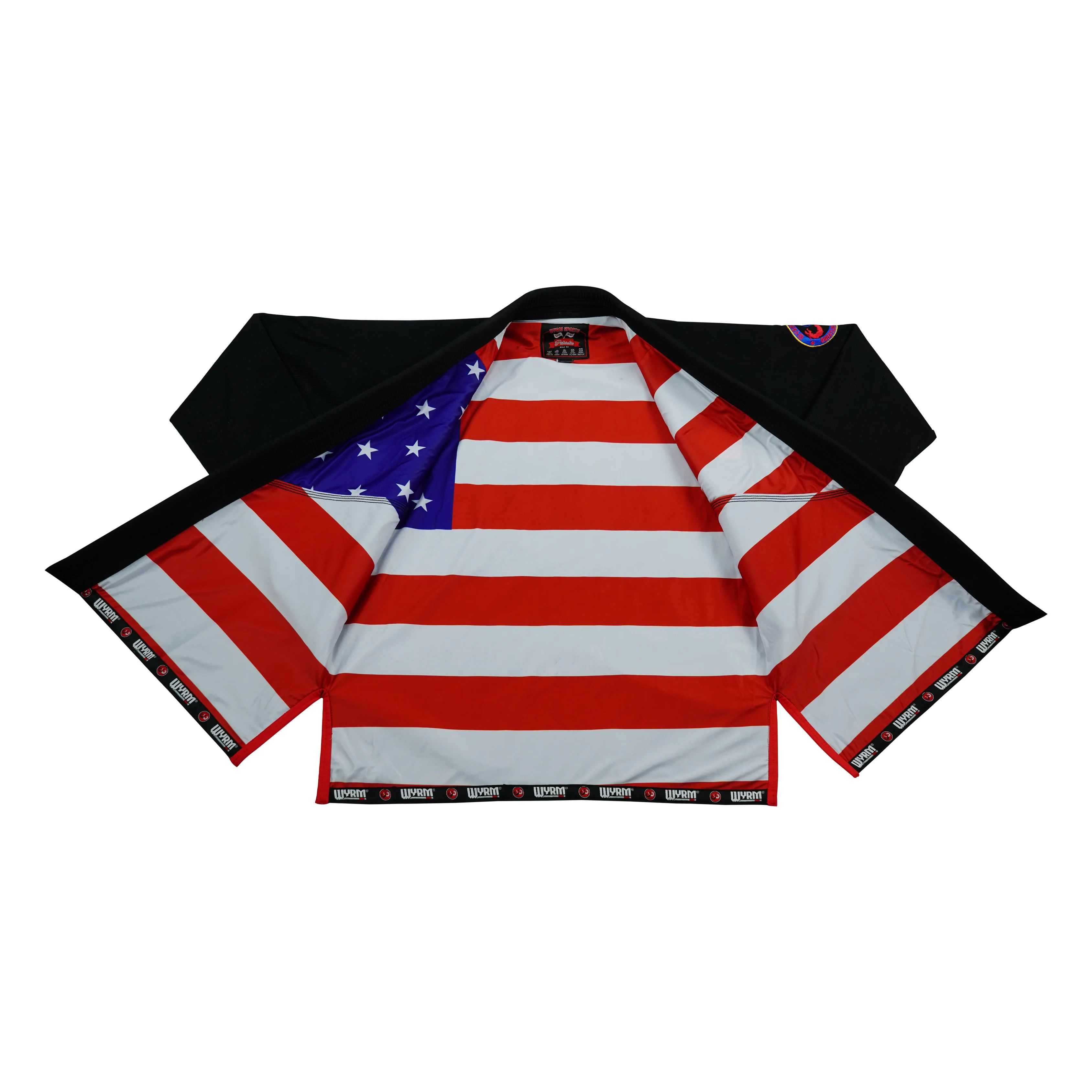 American Black Brazilian Jiu Jitsu Gi With Built-in Rash Guard