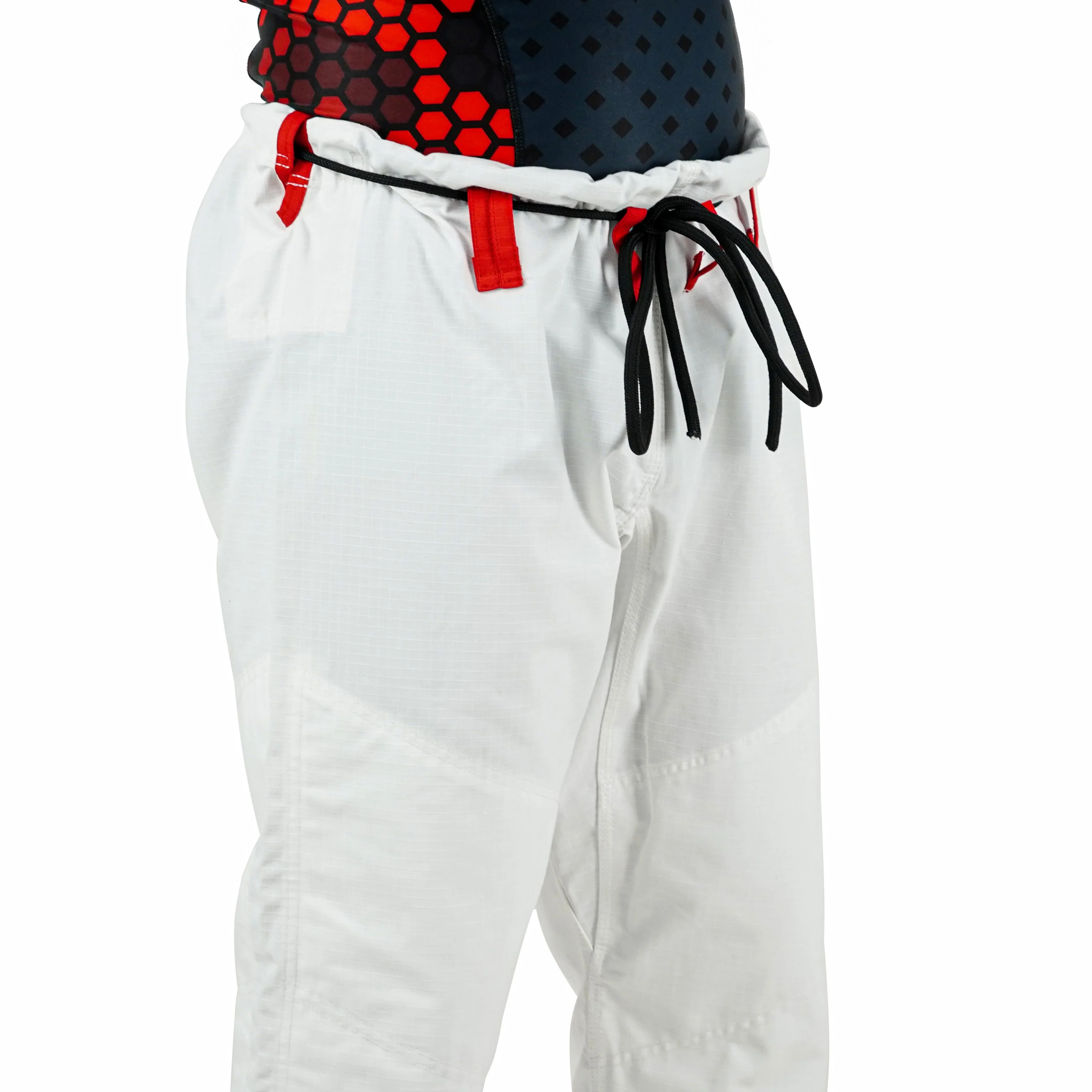 Australian White Brazilian Jiu Jitsu Gi With Built-in Rash Guard - Image 6