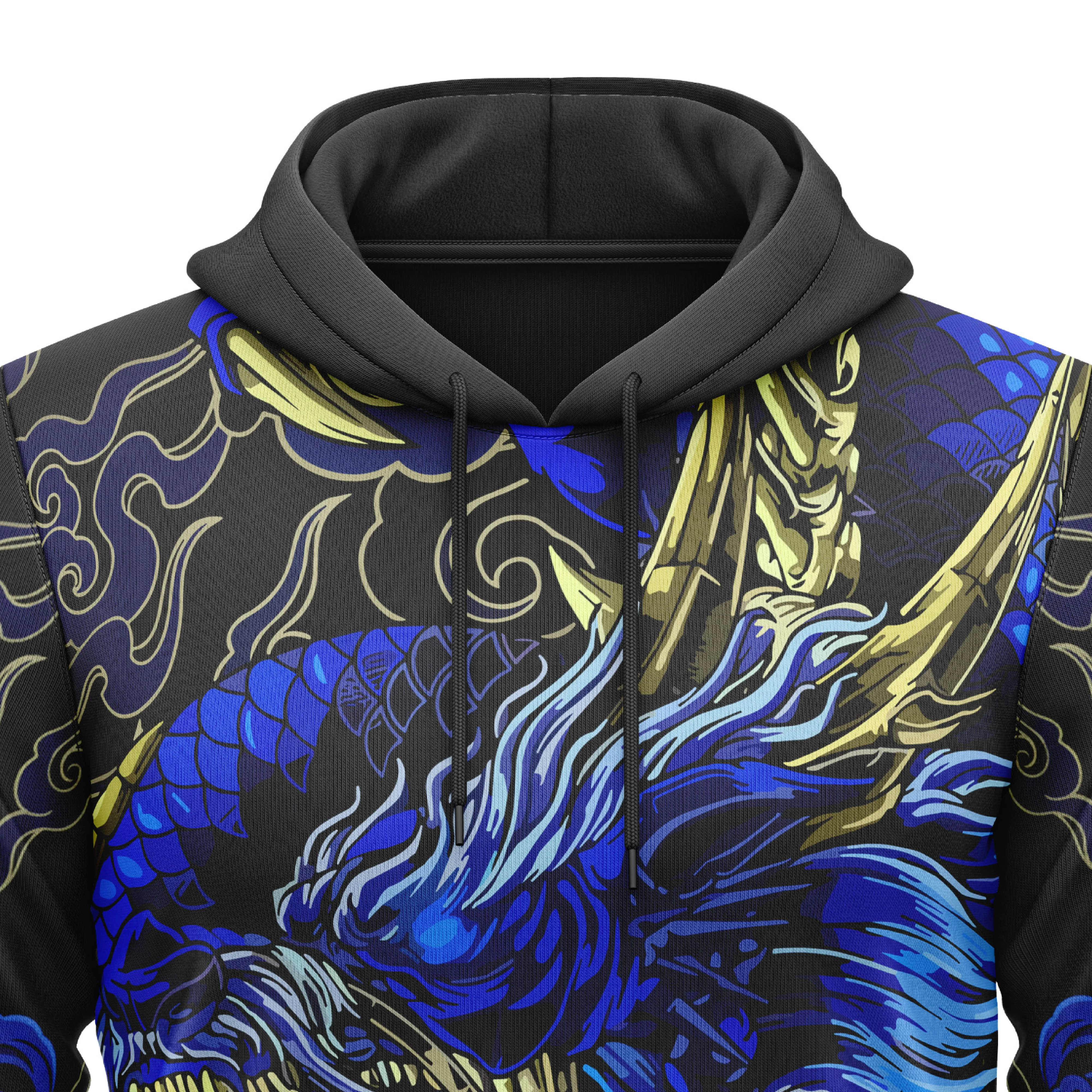 Blue Fury Hoodie For Men & Women - Image 3