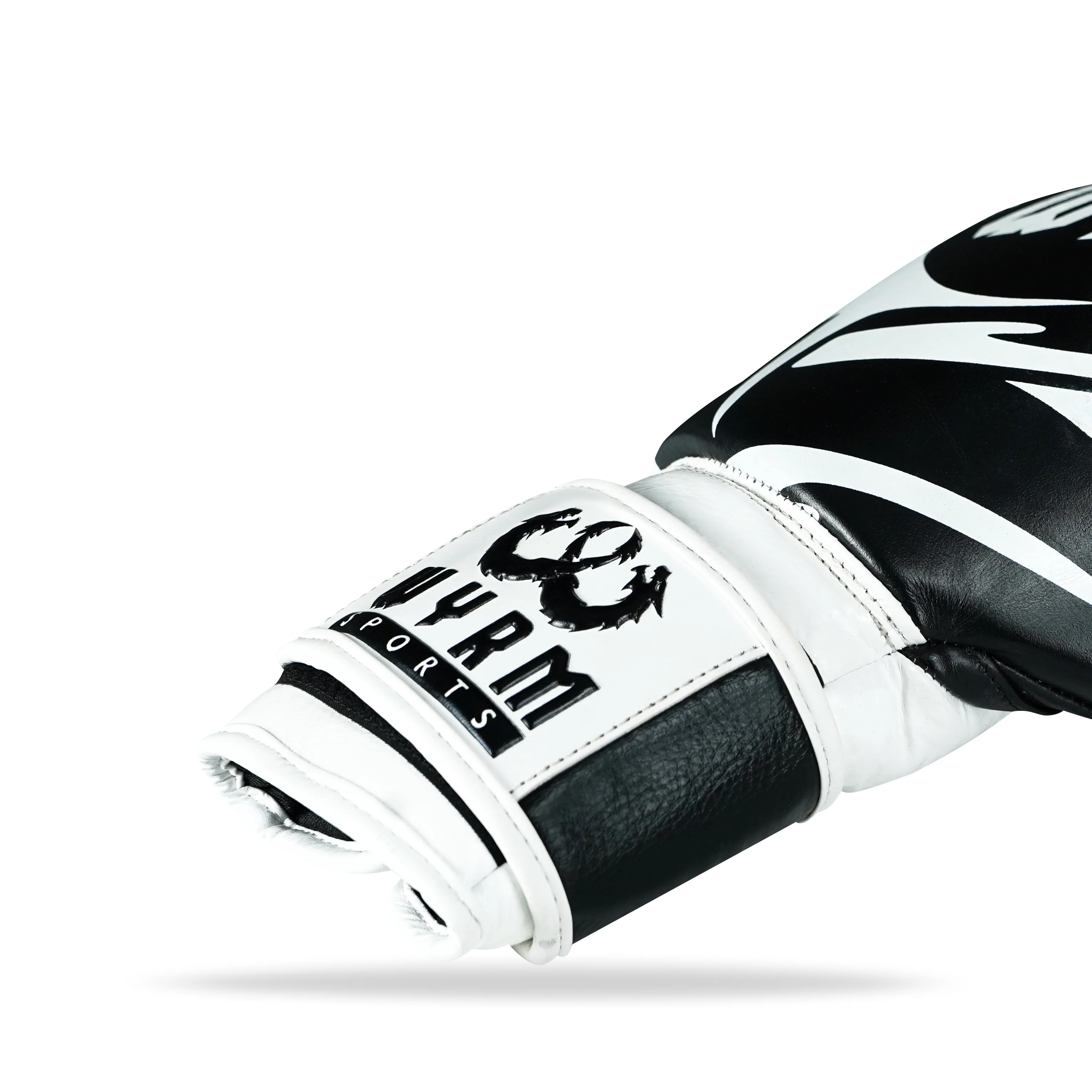 Canelo Black/White Genuine Leather Boxing Gloves - Image 8