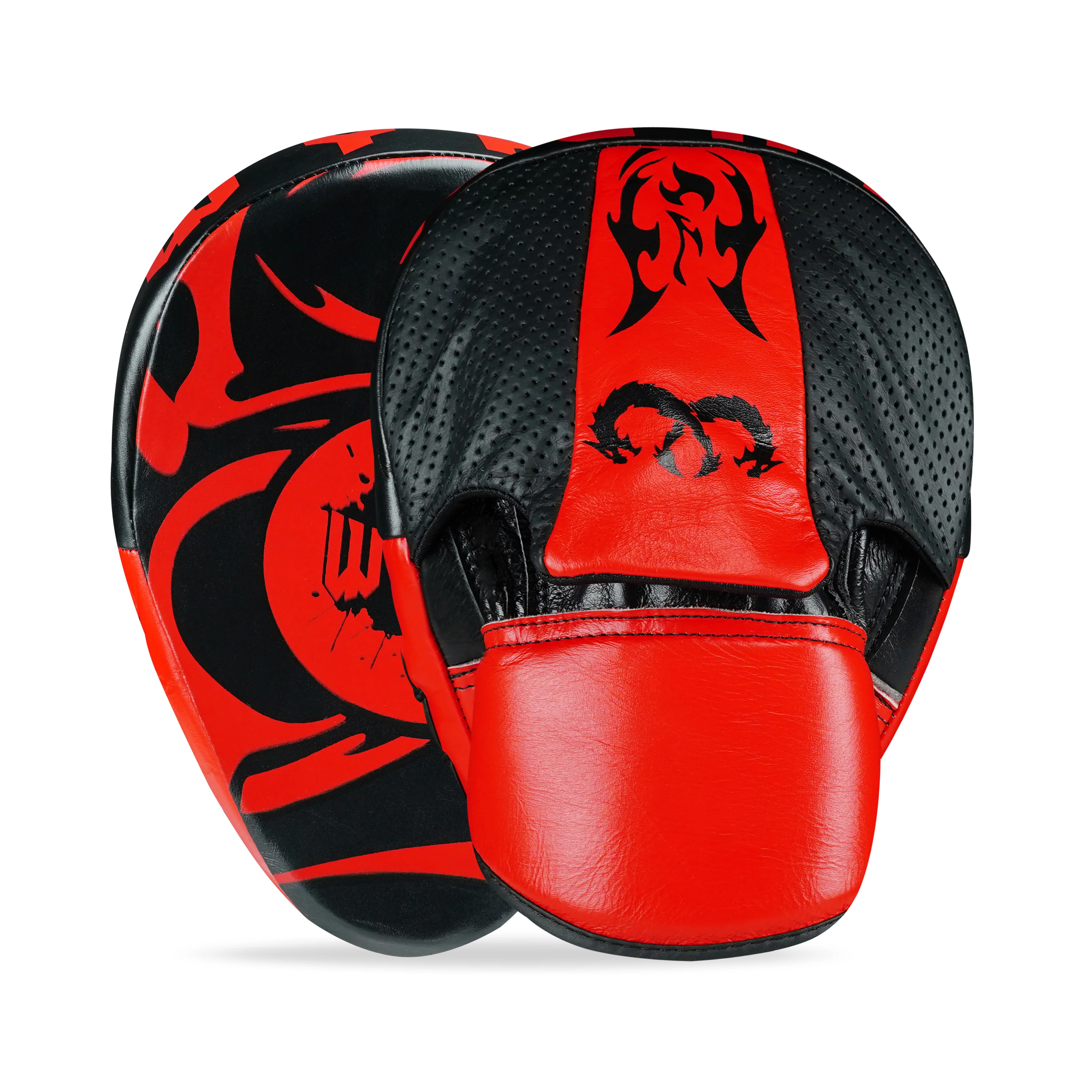 Canelo Red/Black Genuine Leather Focus Pads - Image 5