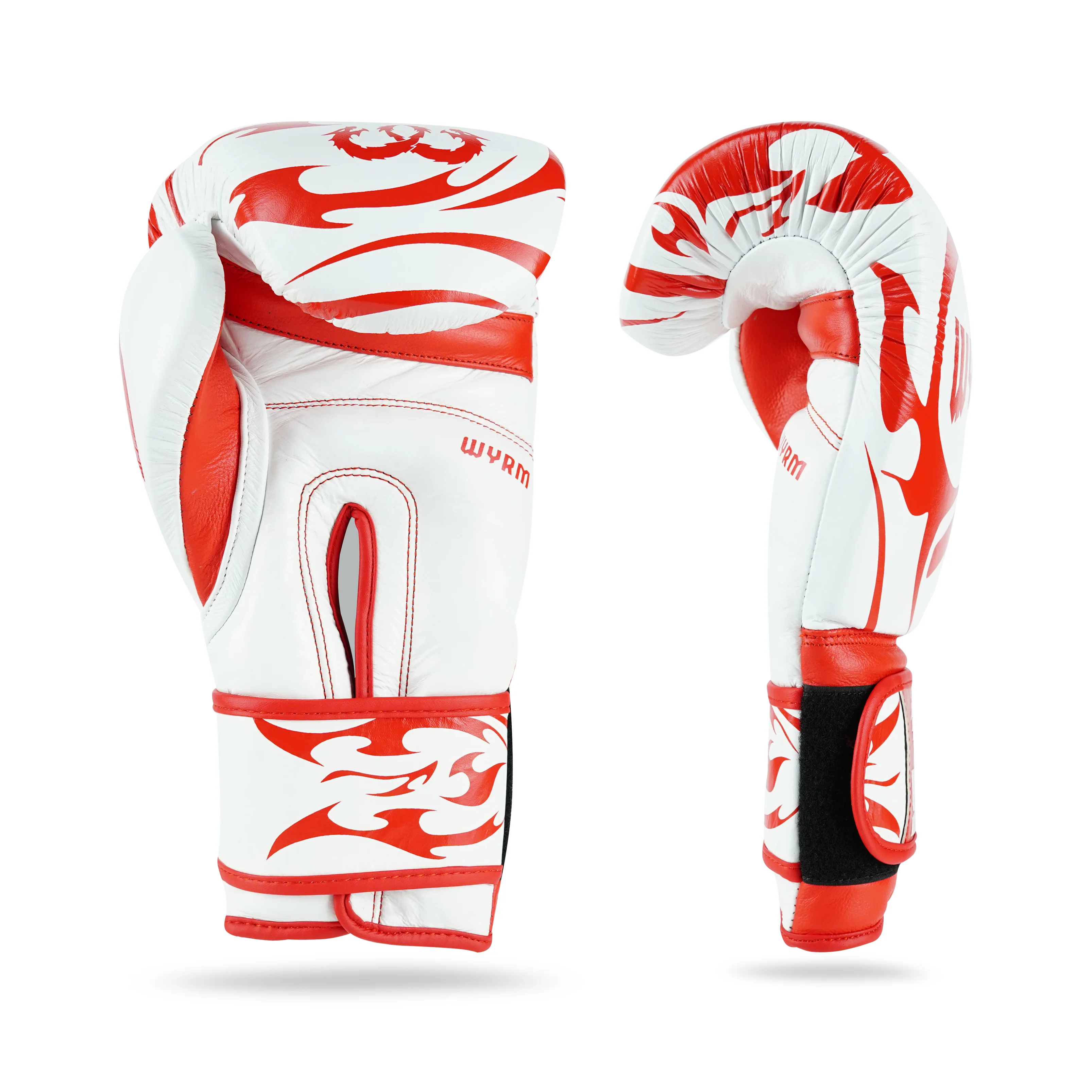 Canelo Red/White Genuine Leather Boxing Gloves - Image 6