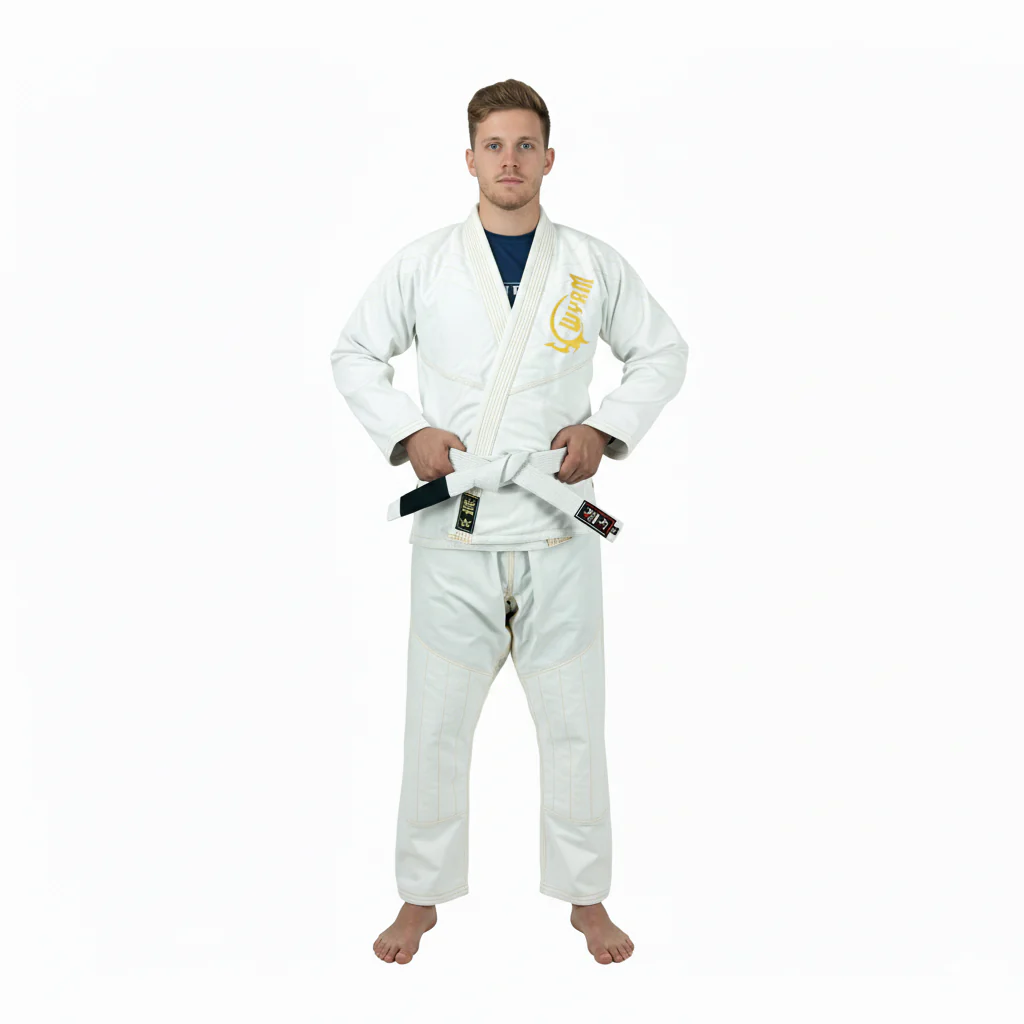 Canelo White/Gold Sublimation Brazilian Jiu Jitsu Gi - Image 3