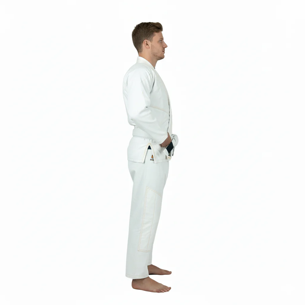 Canelo White/Gold Sublimation Brazilian Jiu Jitsu Gi - Image 5