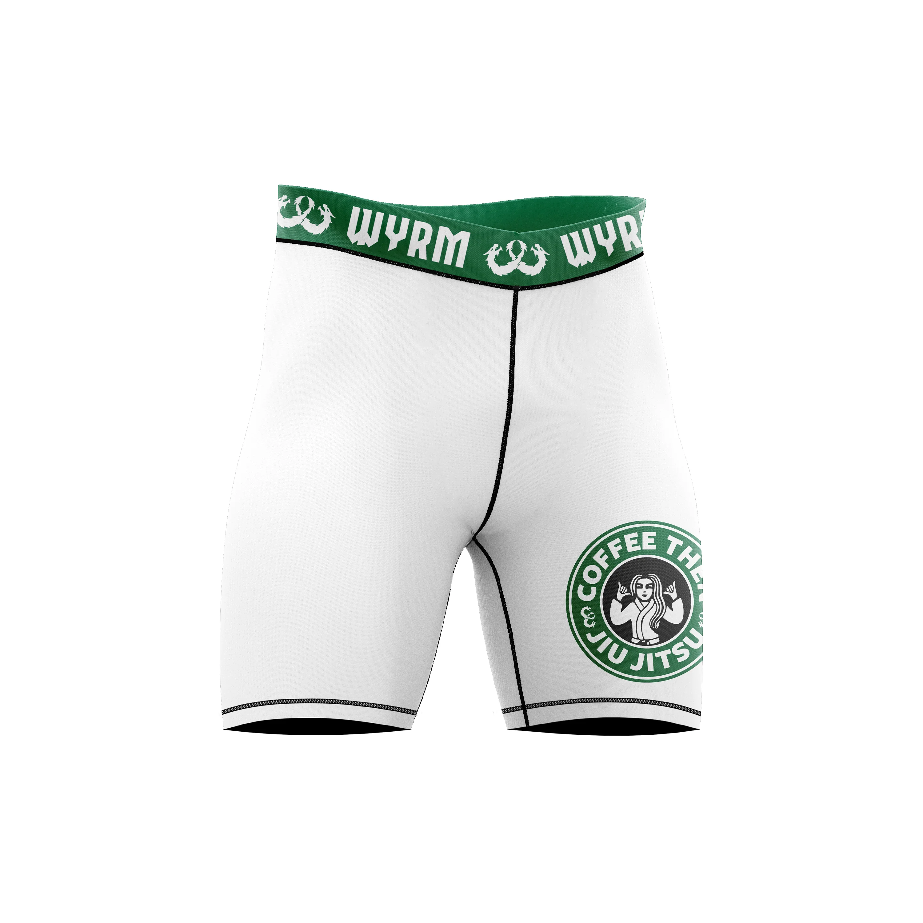 Coffee Then Jiu Jitsu Compression Shorts - Image 6