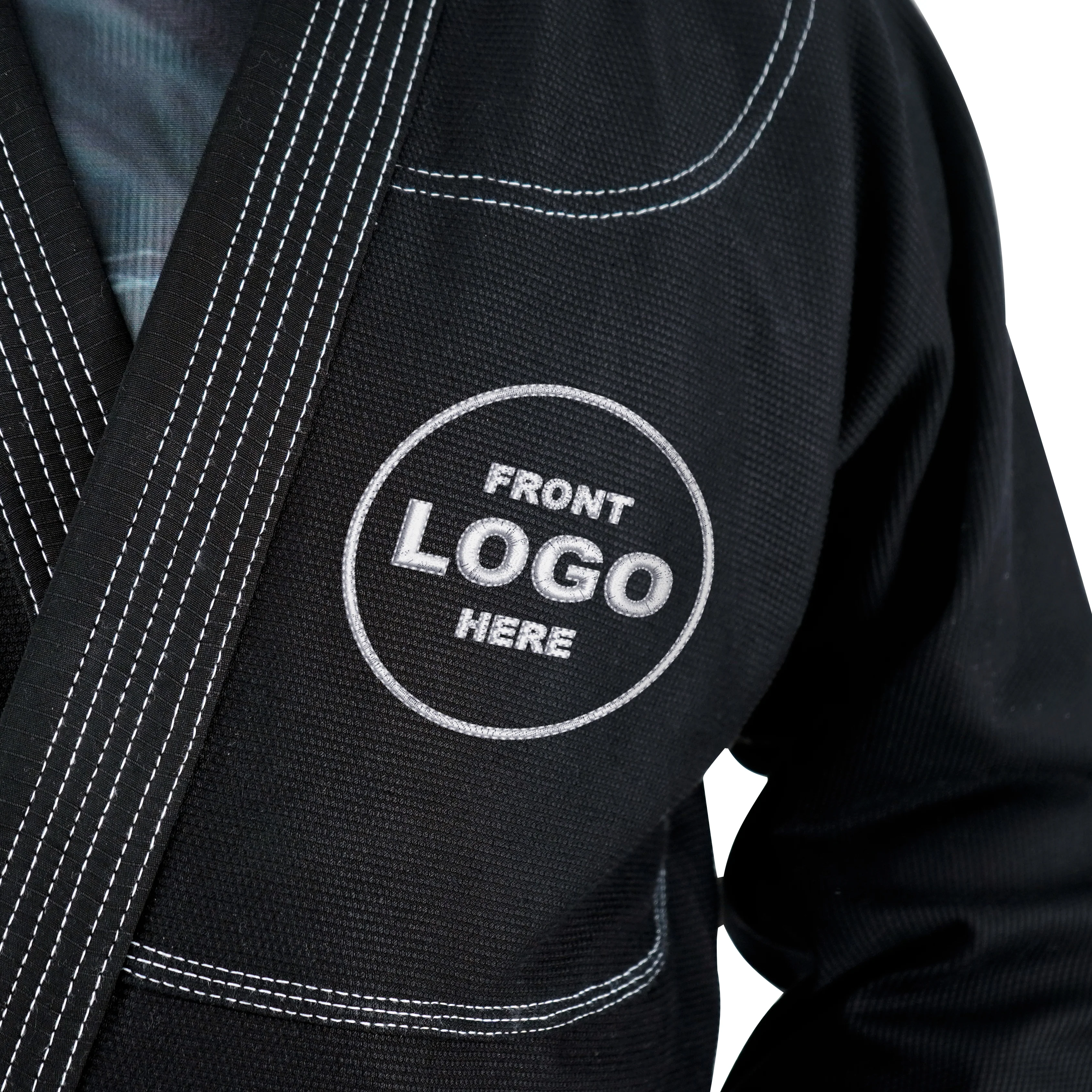 Custom Black Brazilian Jiu Jitsu Gi - Image 6