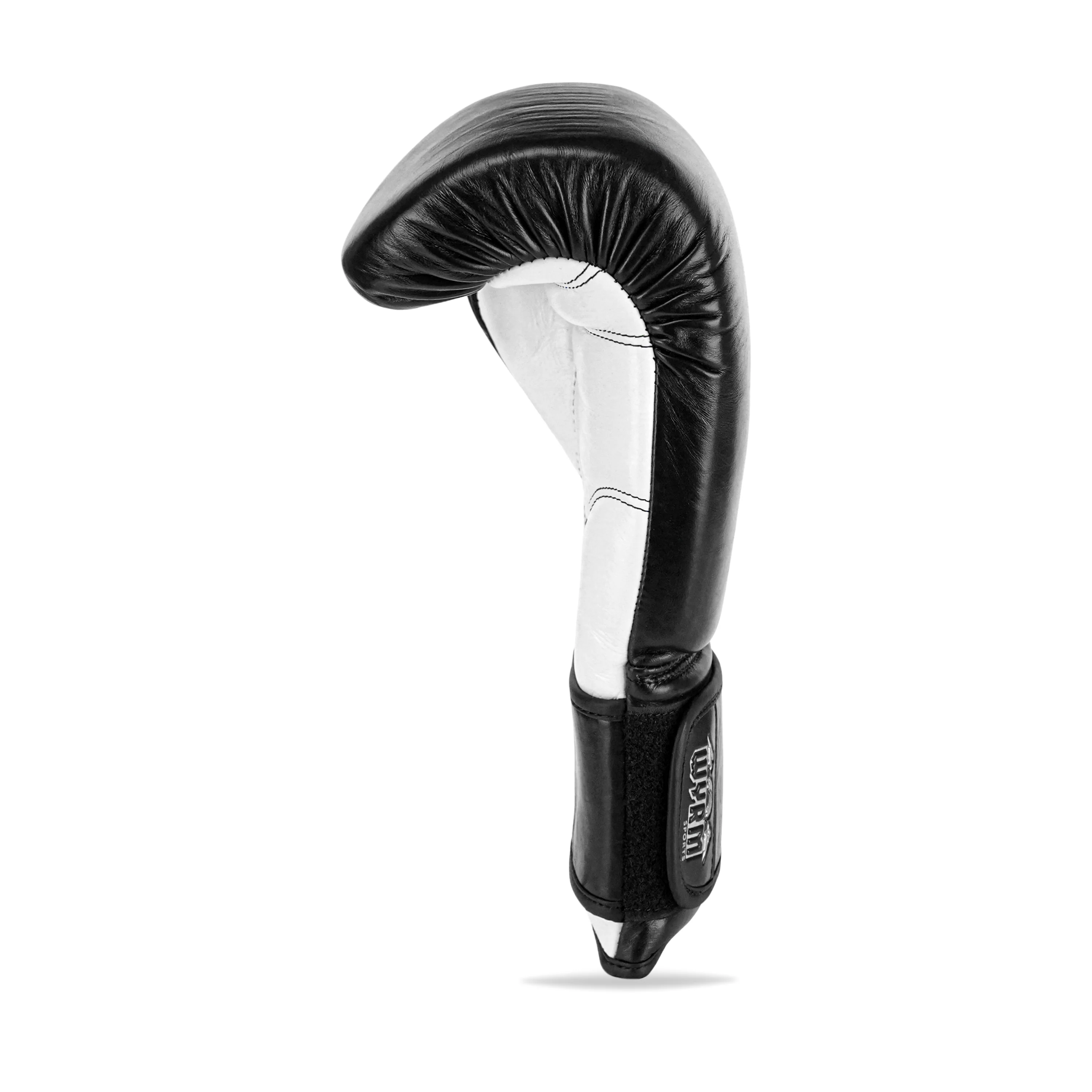 Custom Black Genuine Leather Boxing Gloves C19 - Image 9
