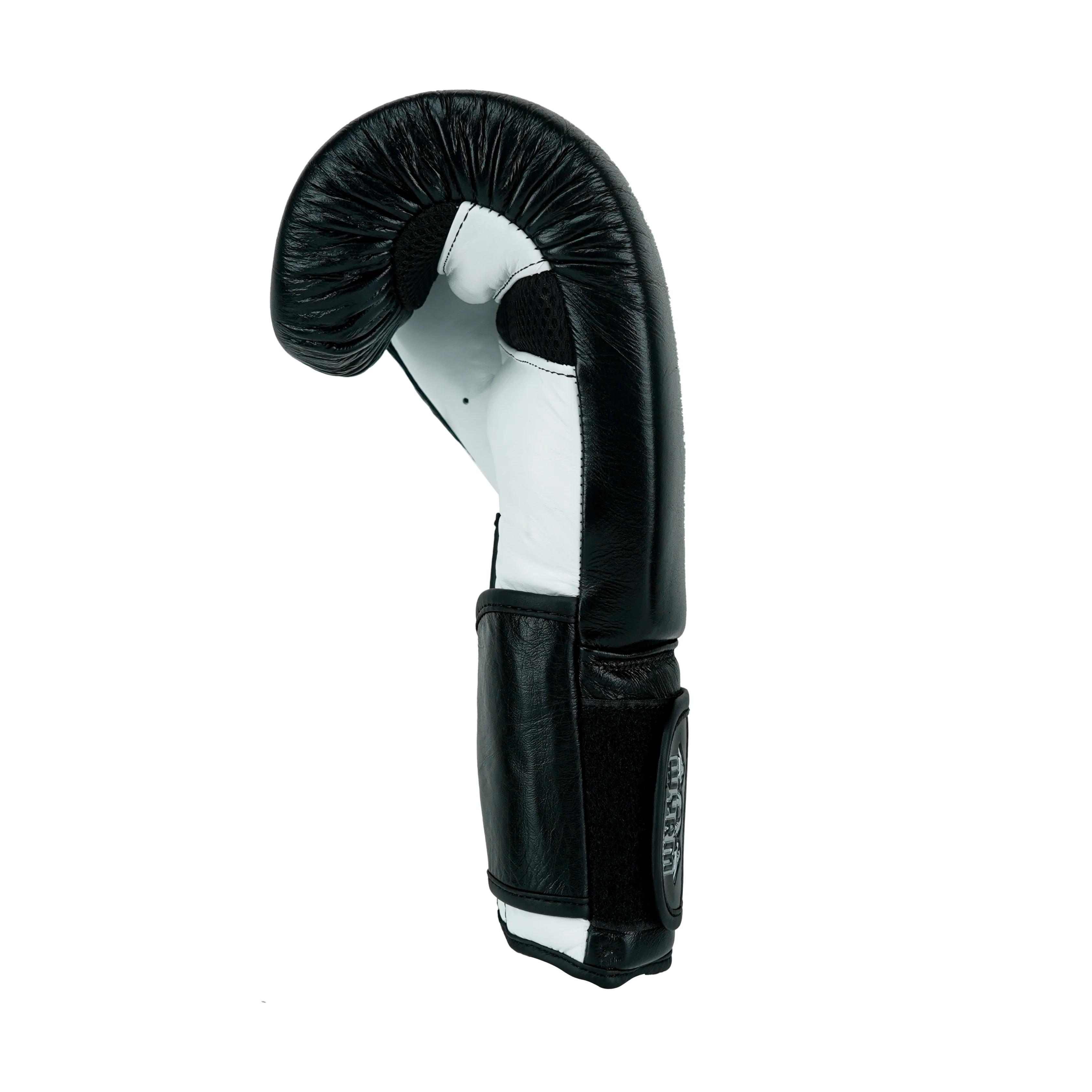 Custom Black Genuine Leather Boxing Training Gloves C23 - Image 10