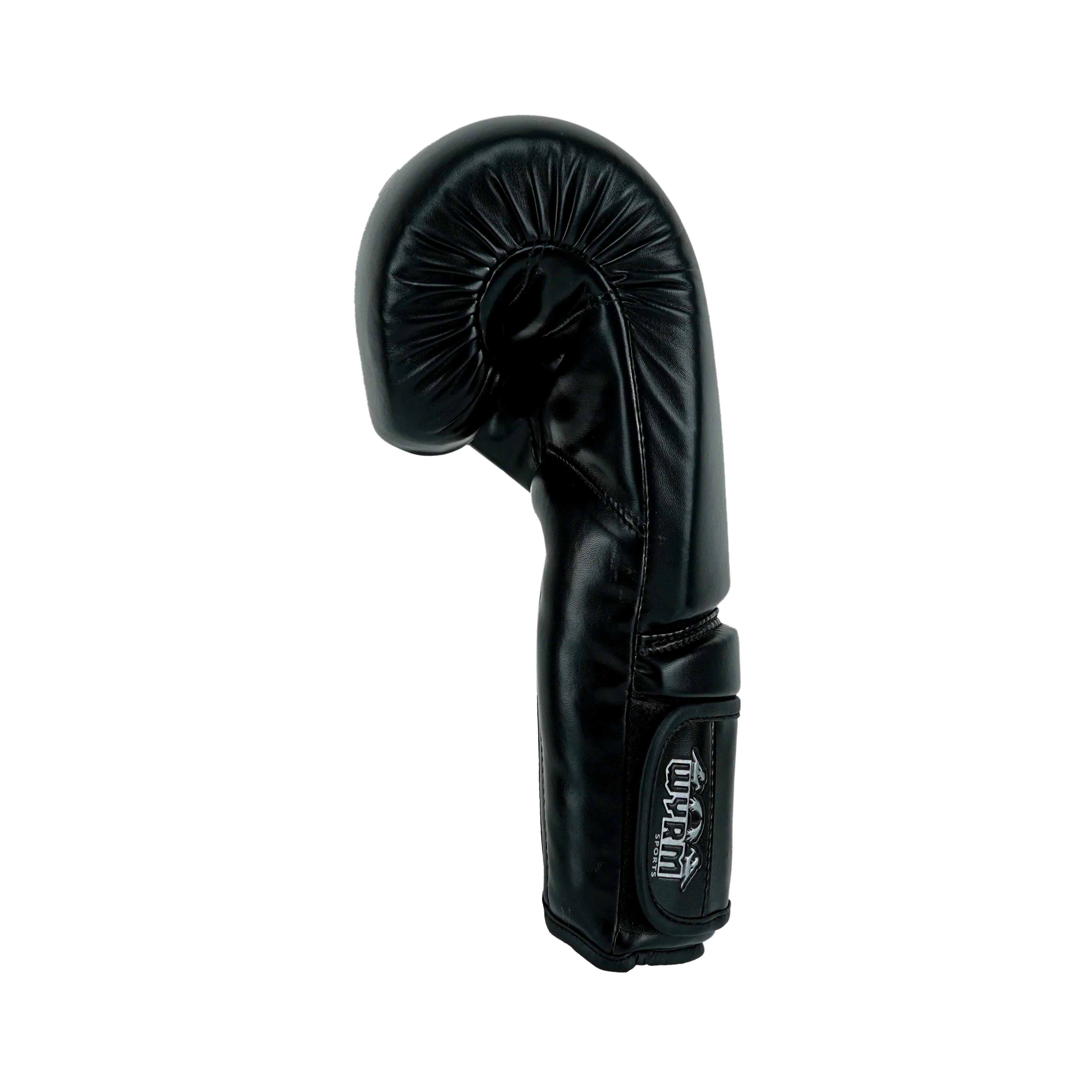 Custom Black PU Leather Boxing Training Gloves C11 - Image 8