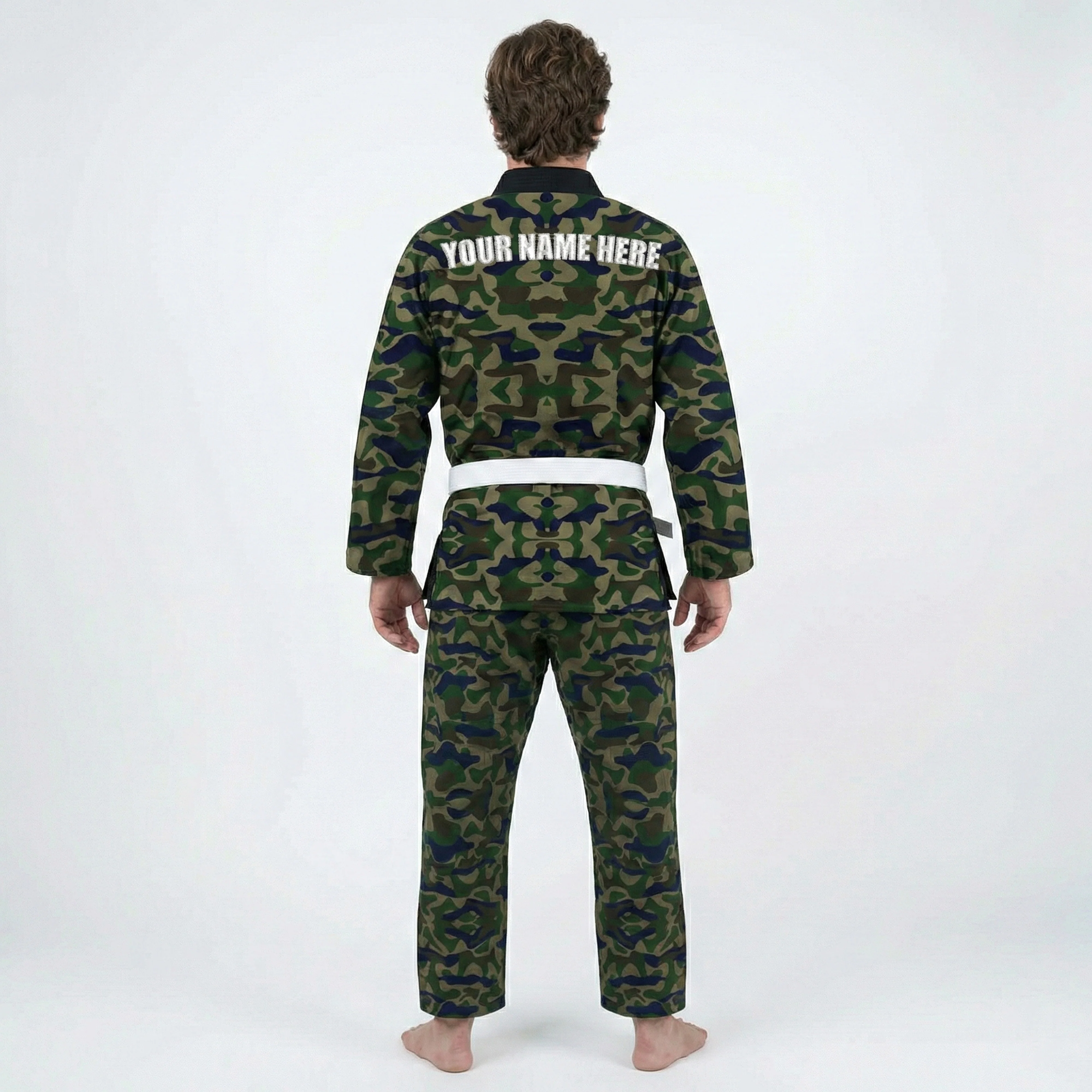 Custom Camo Brazilian Jiu Jitsu Gi - Image 3