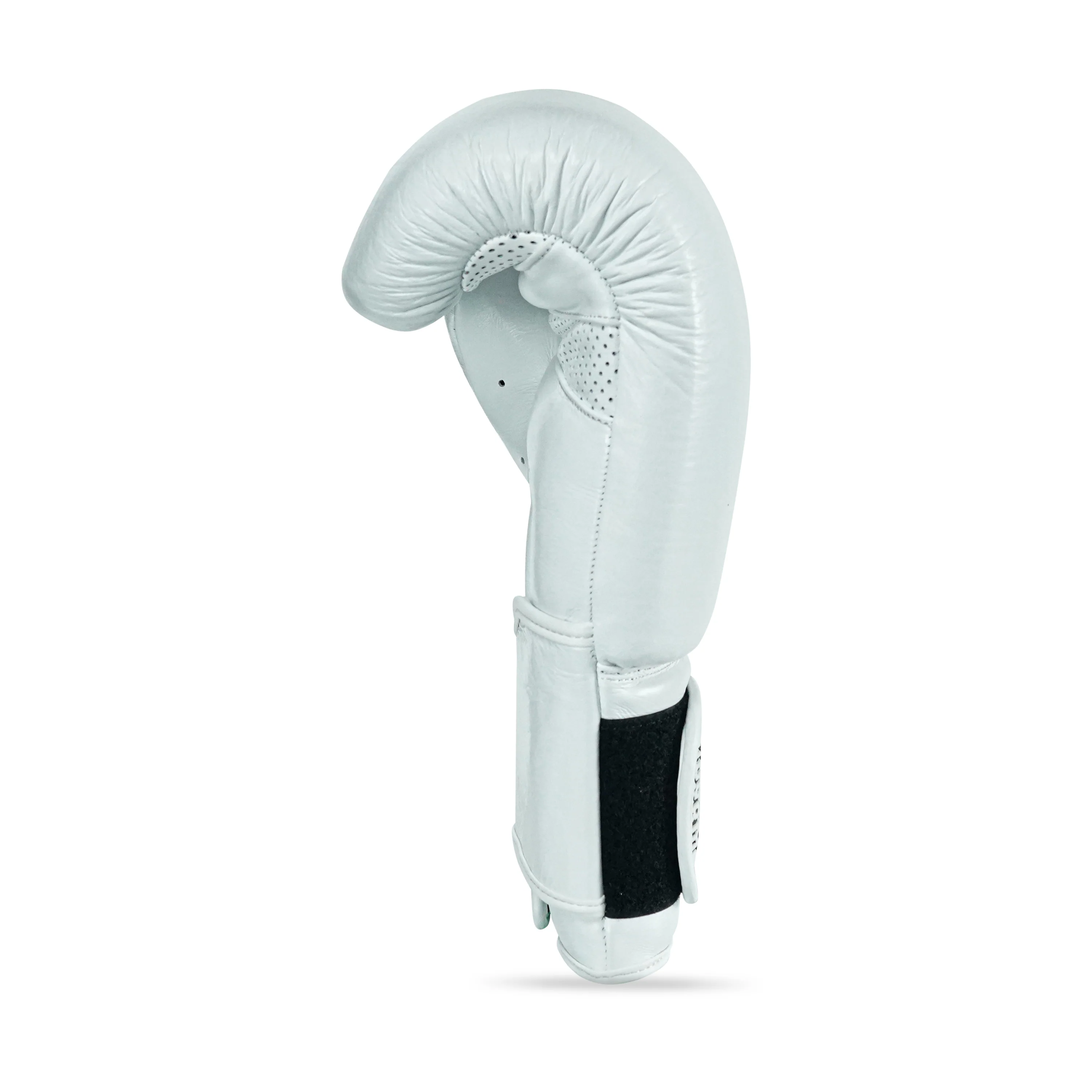 Custom White Genuine Leather Boxing Training Gloves C26 - Image 10