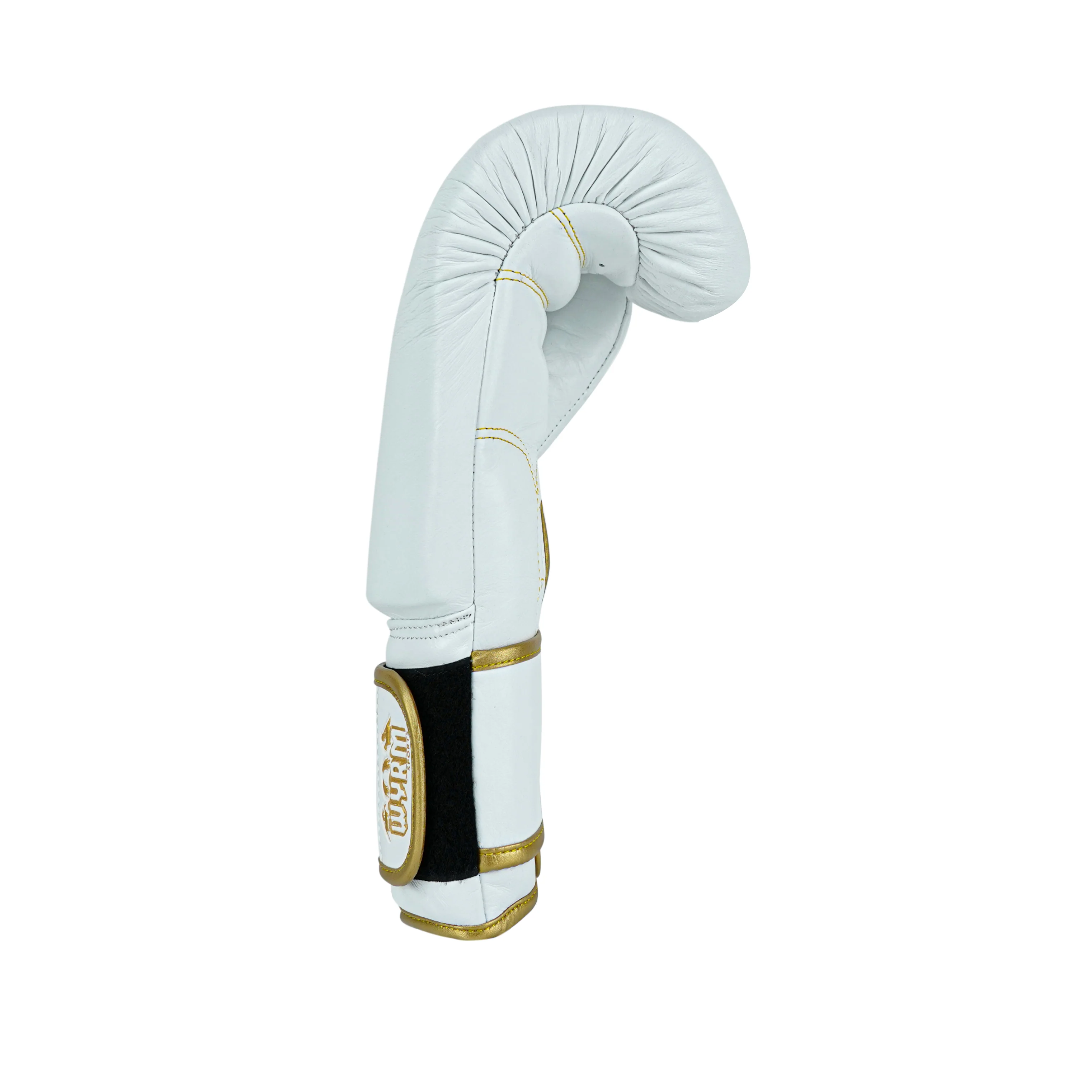 Custom White Genuine Leather Boxing Training Gloves C36 - Image 4