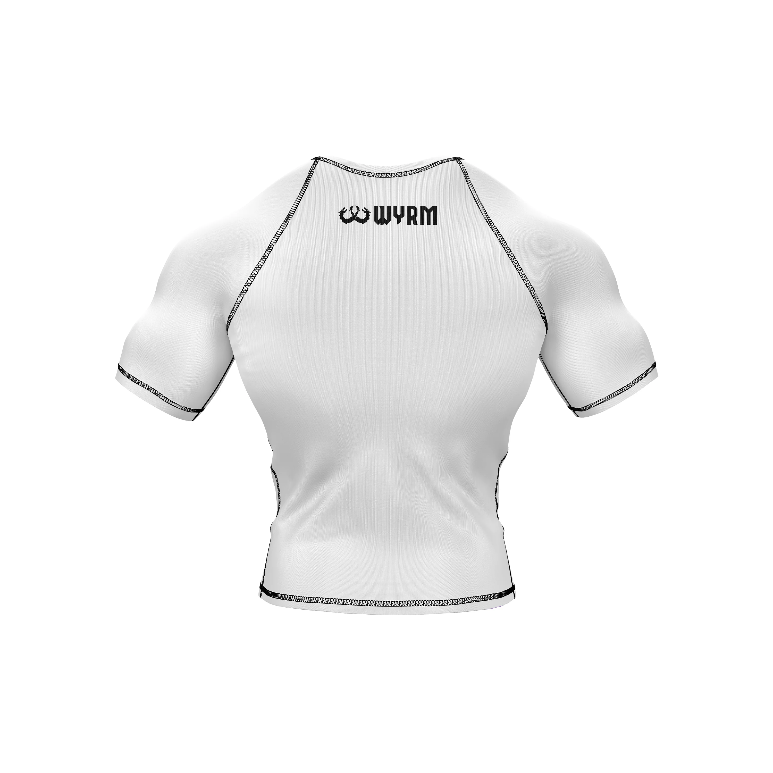 Customized White Rash Guard / Compression Top - Image 4