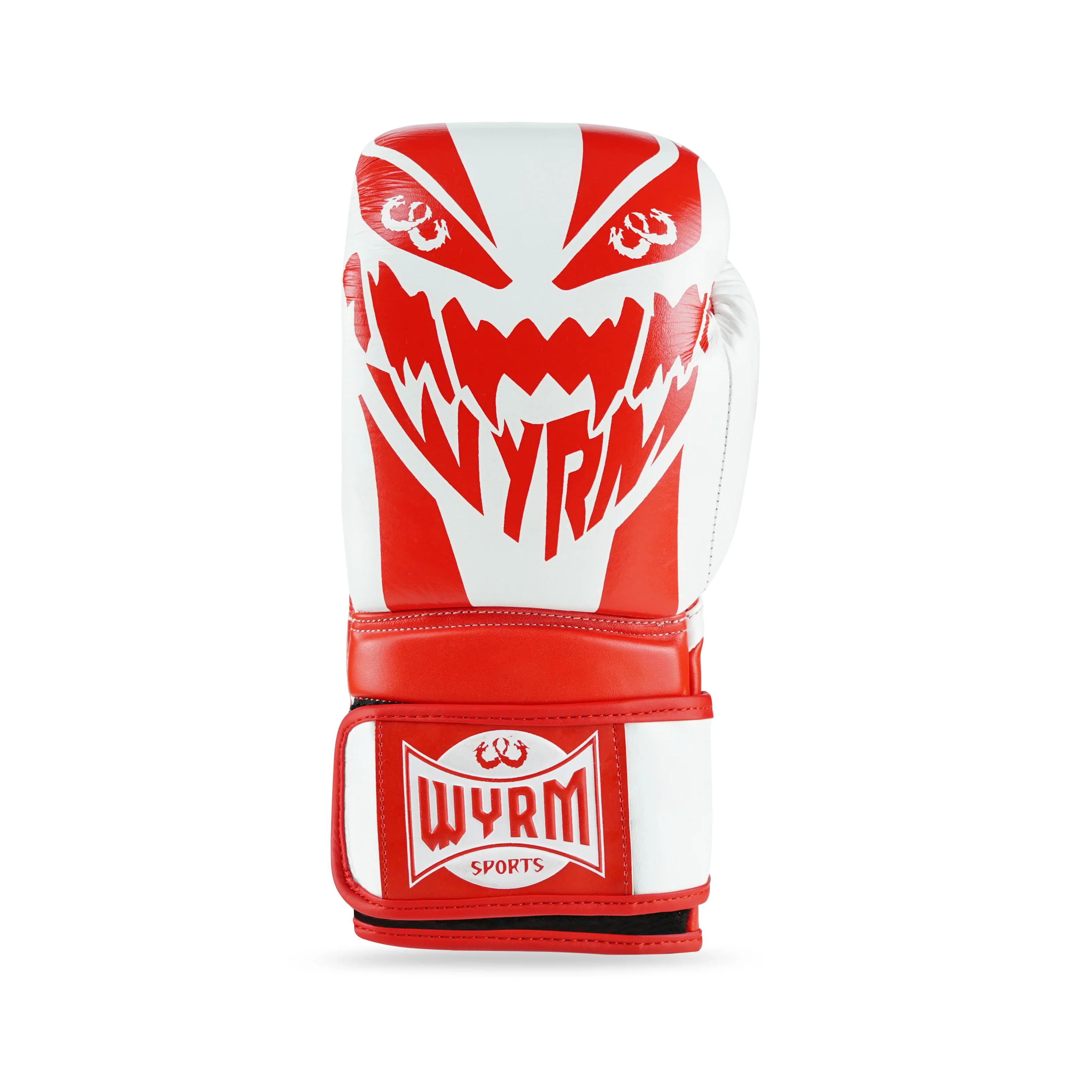 Devourer Red/White Genuine Leather Boxing Gloves - Image 2