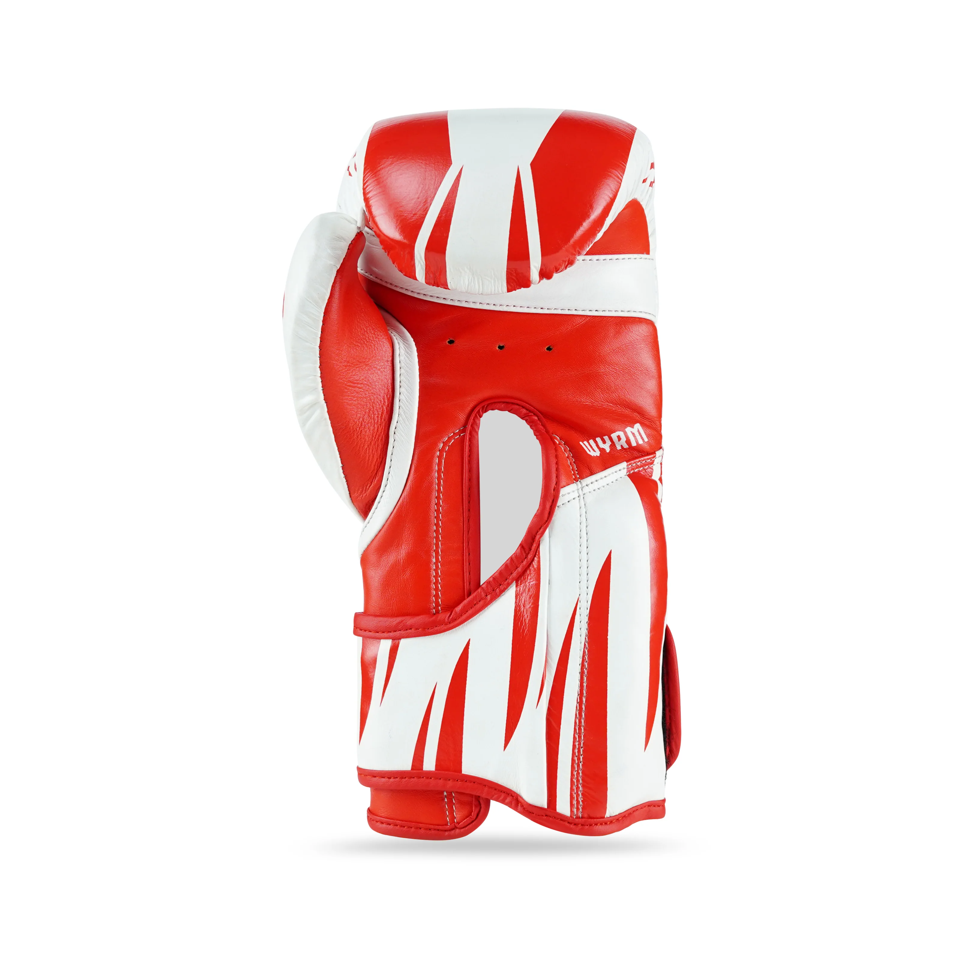Devourer Red/White Genuine Leather Boxing Gloves - Image 4