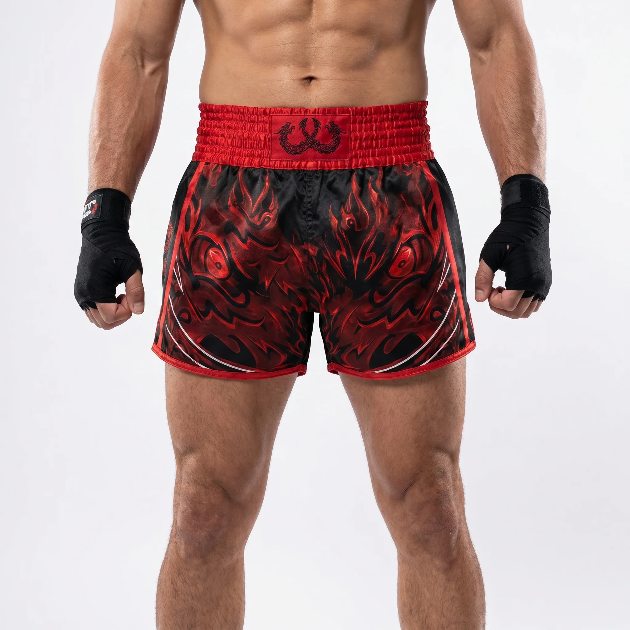 Fenrir Crimson Muay Thai Shorts - Image 3
