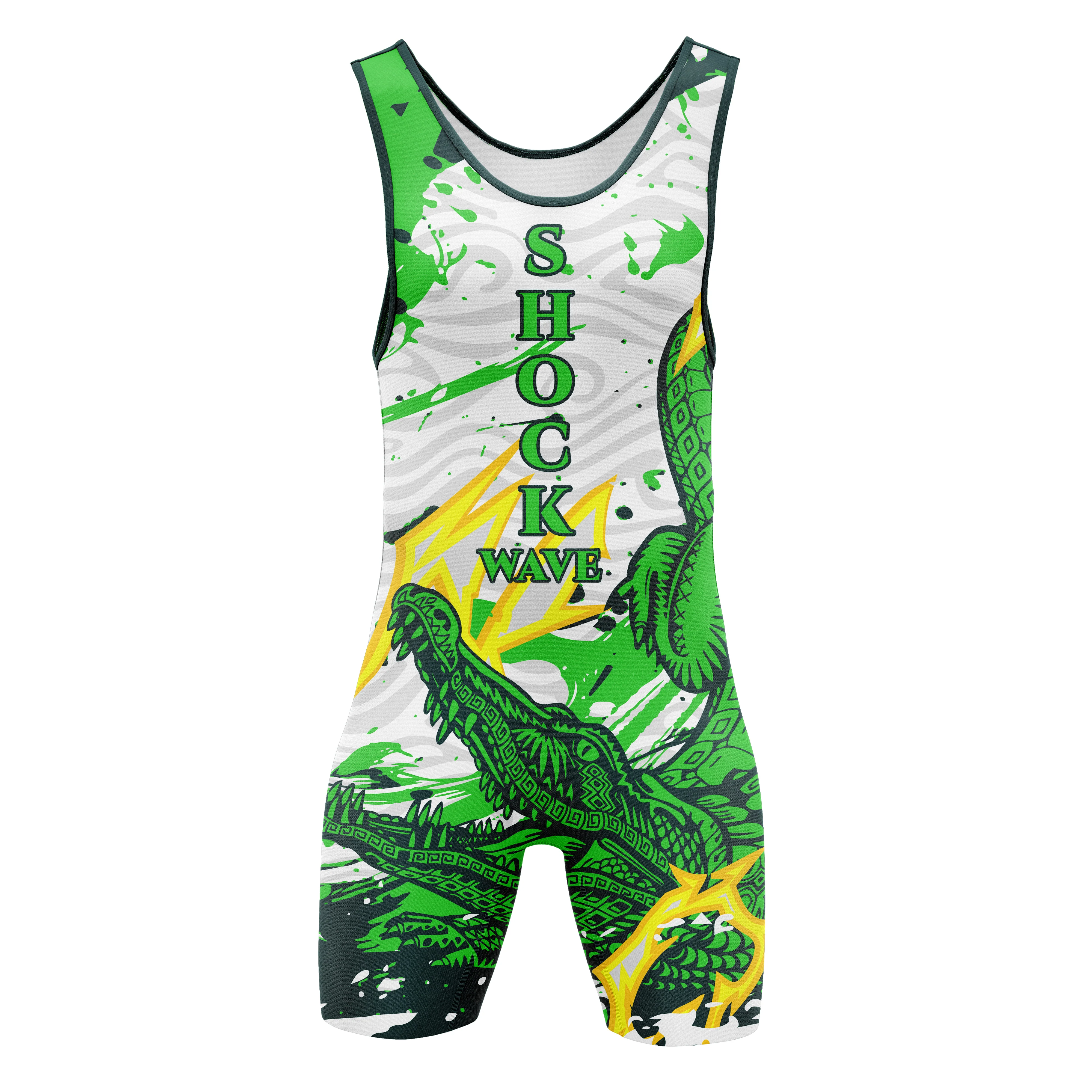 Gator Volt Wrestling Singlet