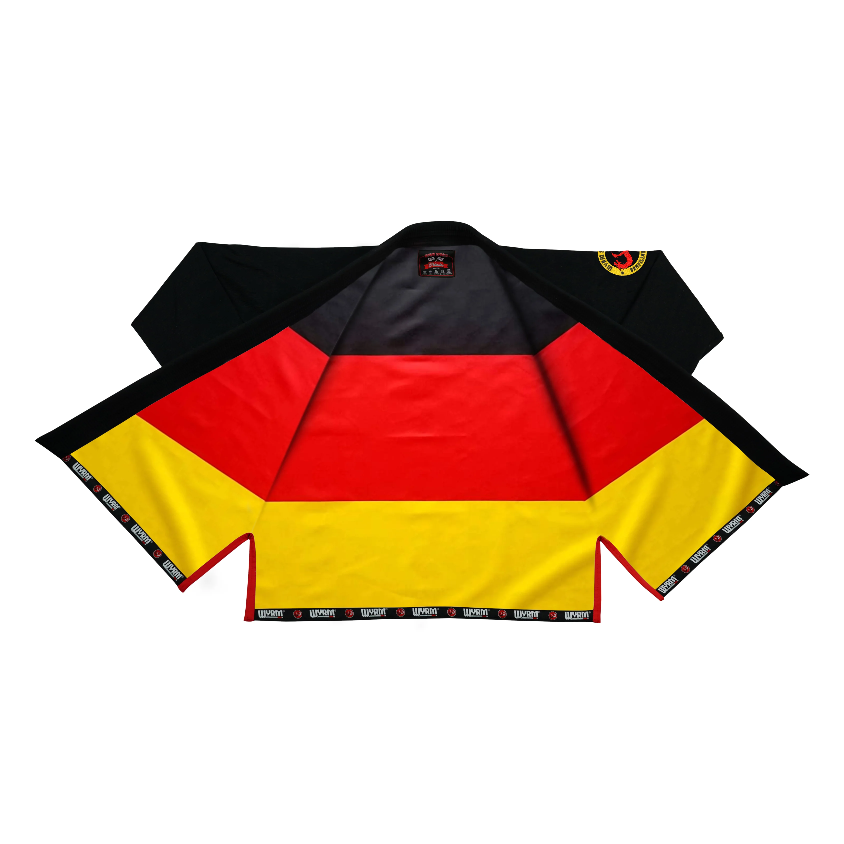 German Black Brazilian Jiu Jitsu Gi With Built-in Rash Guard