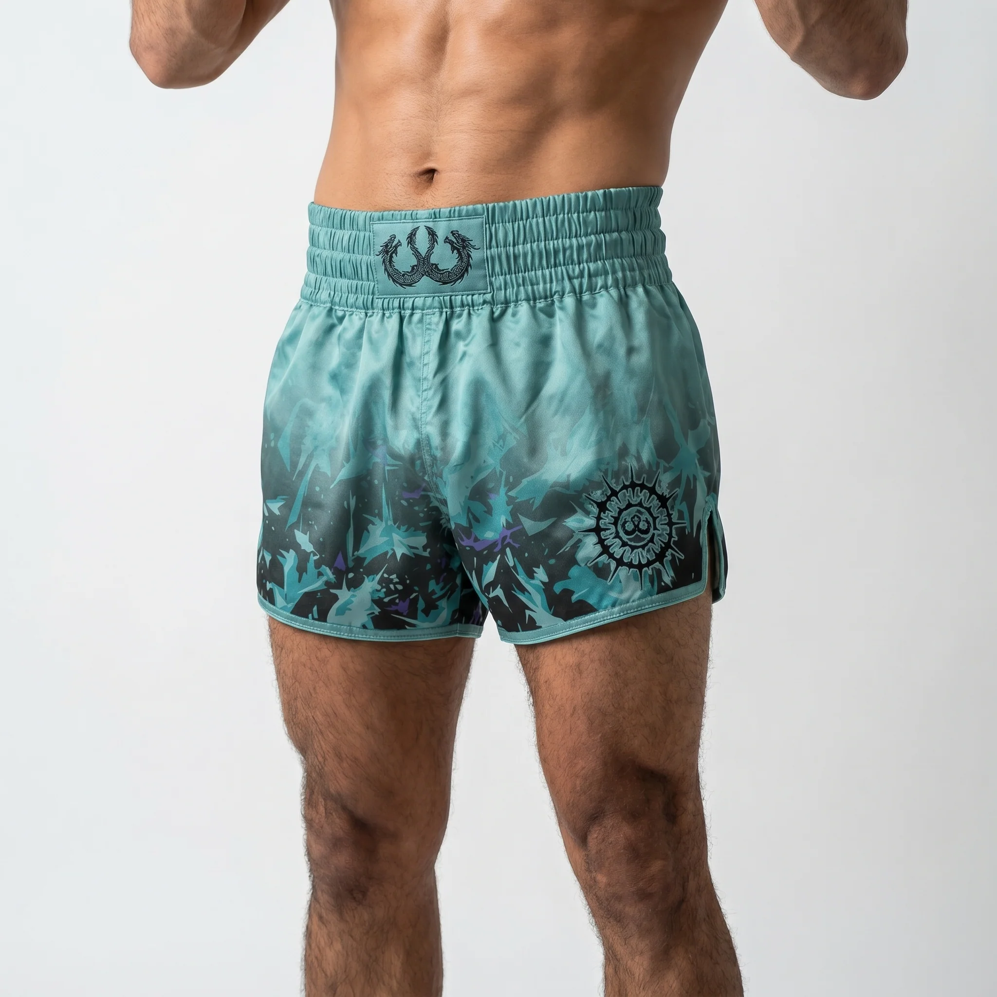 Glacial Grime Muay Thai Shorts - Image 3