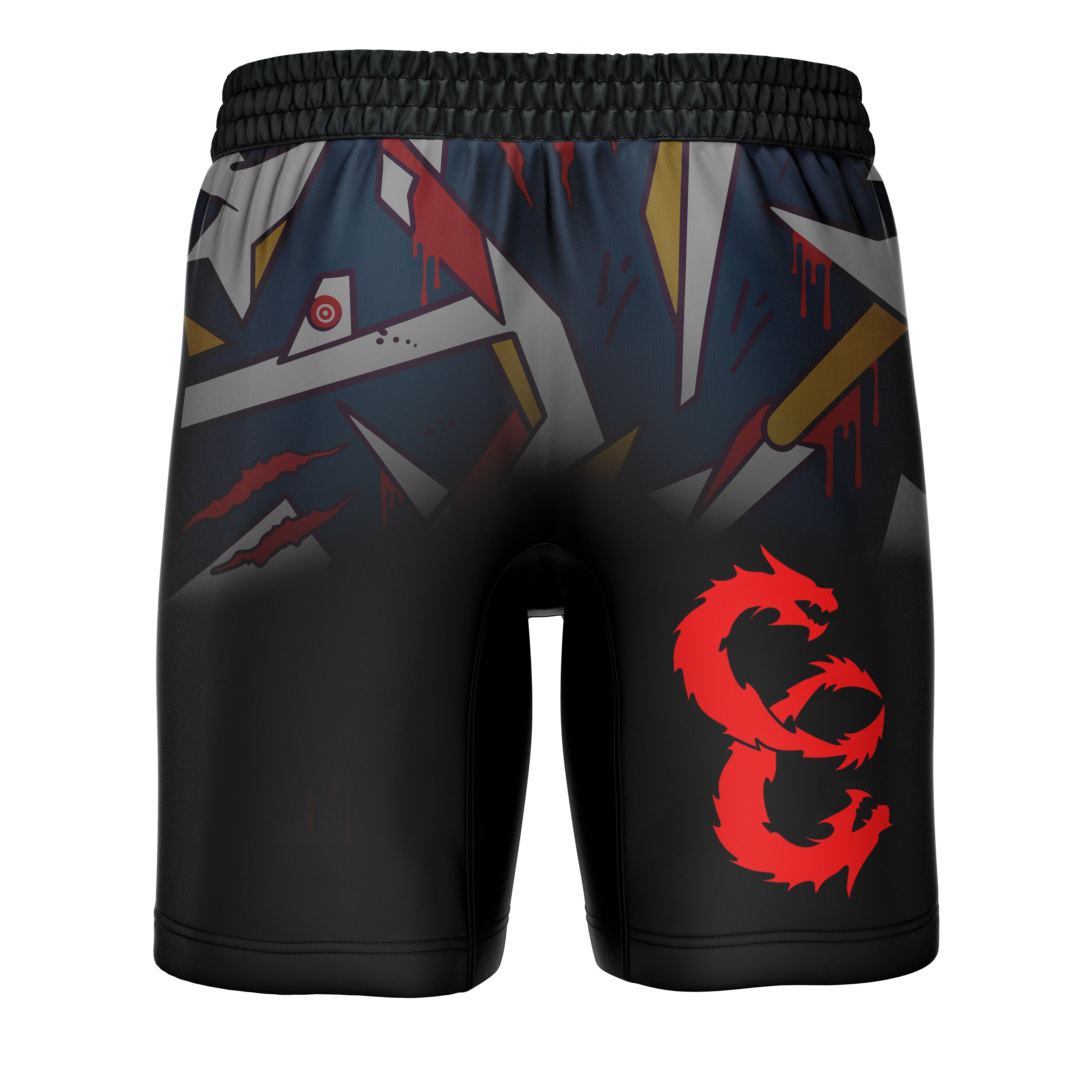 Grapple Ghoul Men’s Training Shorts - Image 3