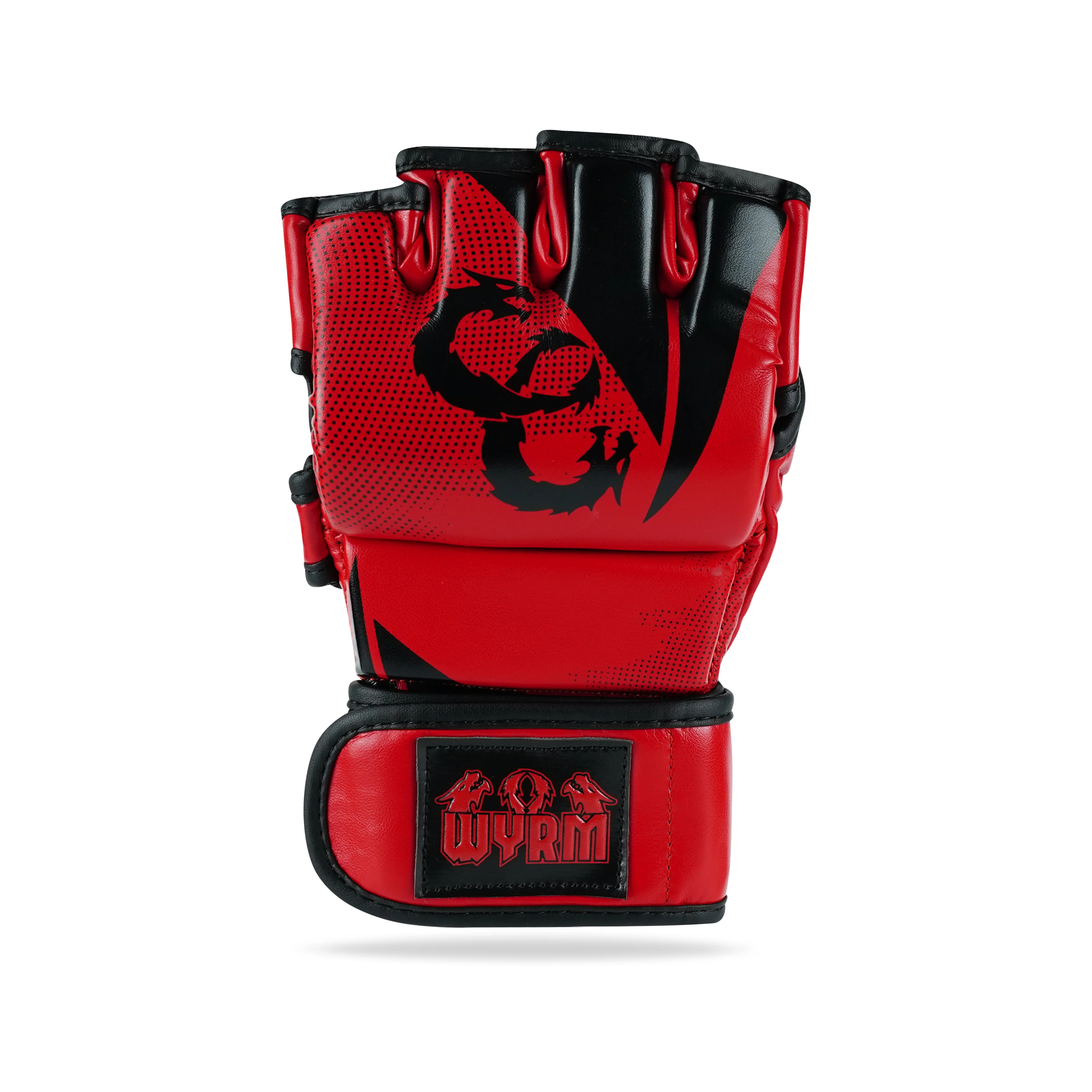 Krusher Red MMA Fight Gloves - Image 3