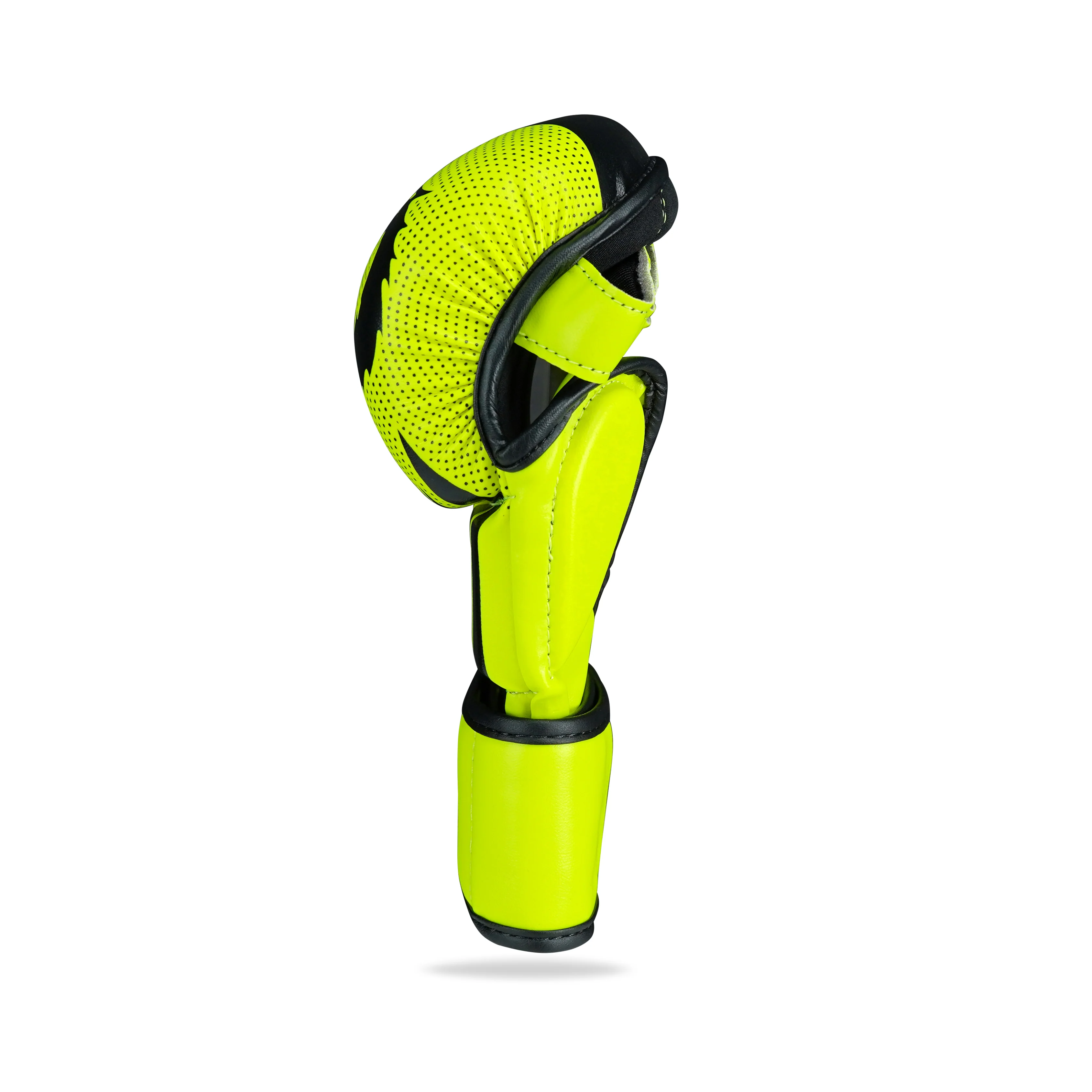 Krusher Yellow/Black MMA Training Gloves - Image 5