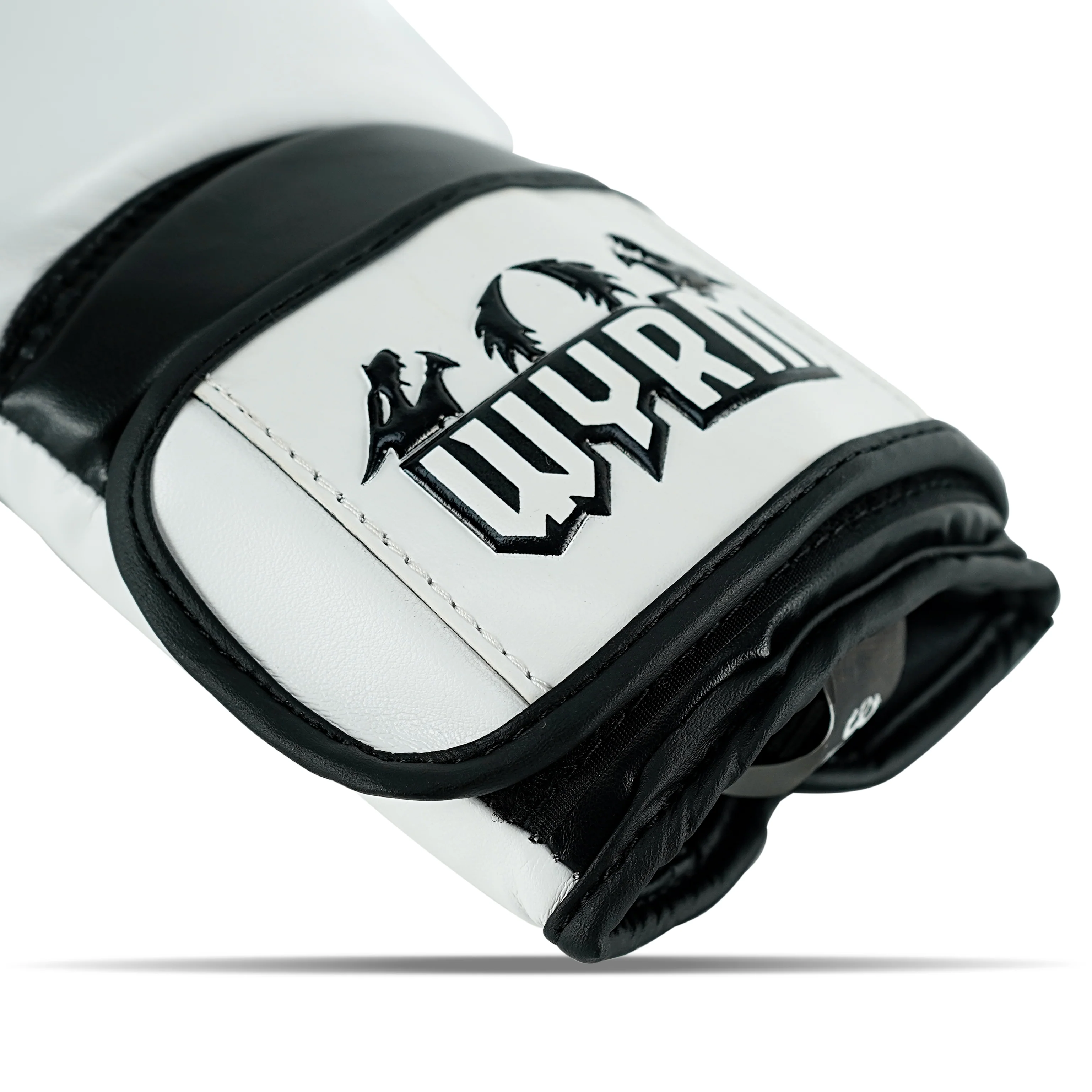 Matador White/Black Leather Boxing Gloves - Image 7