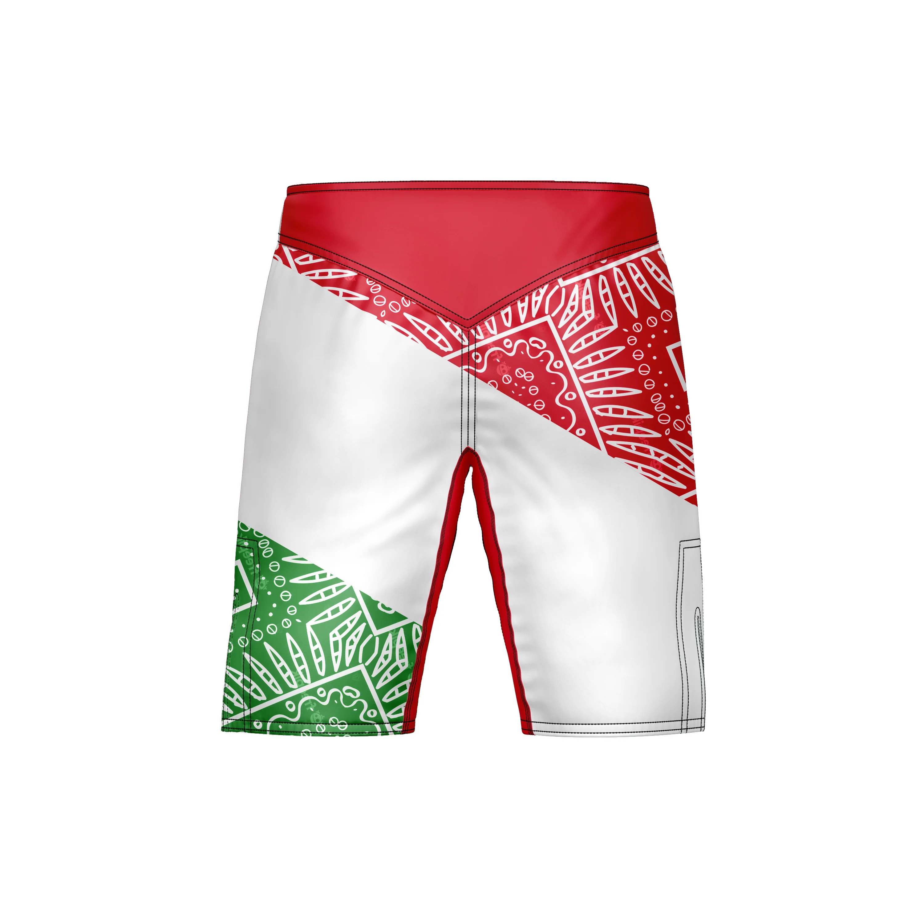 Mexican Patriotic MMA Shorts - Image 3