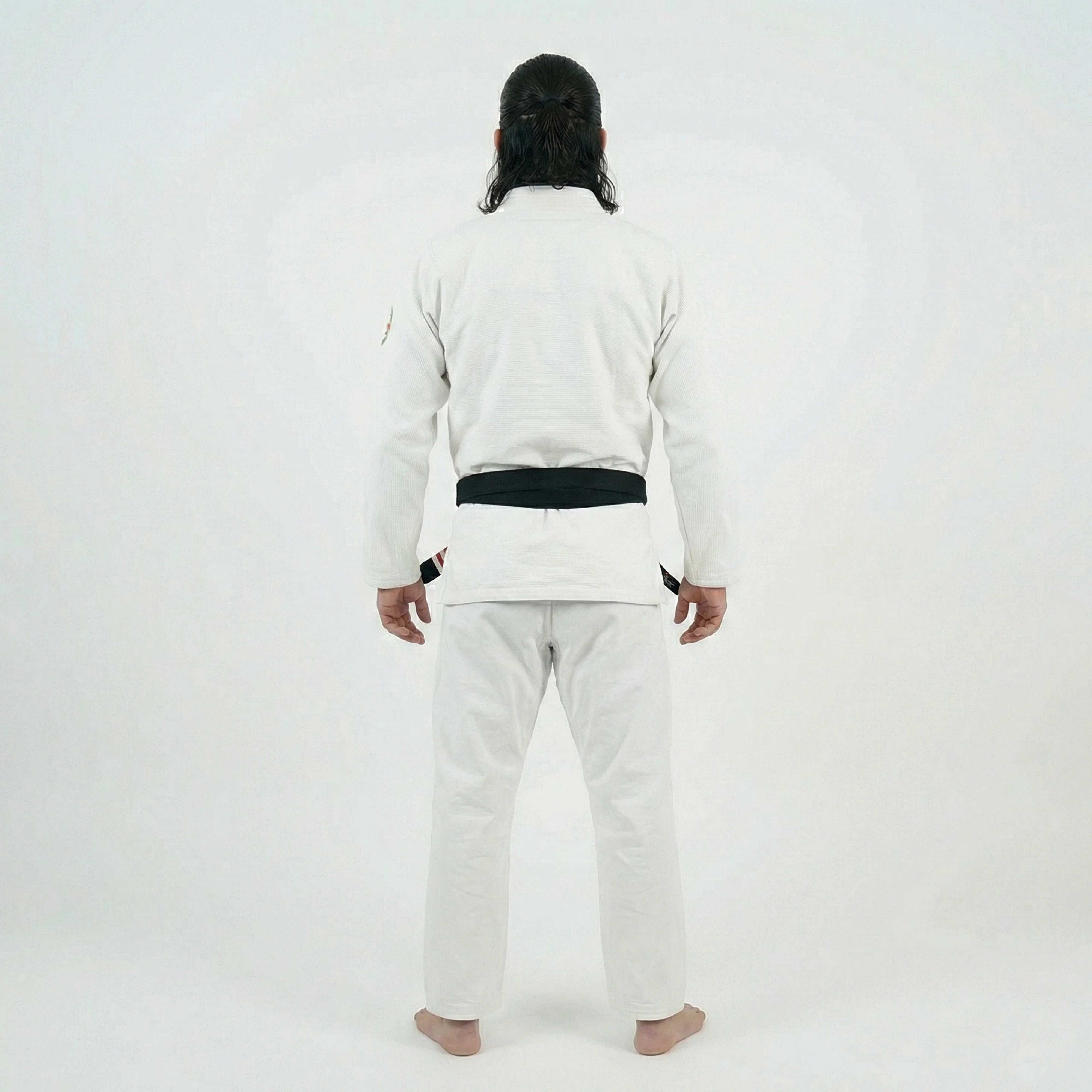 Mexican White Brazilian Jiu Jitsu Gi With Built-in Rash Guard - Image 4