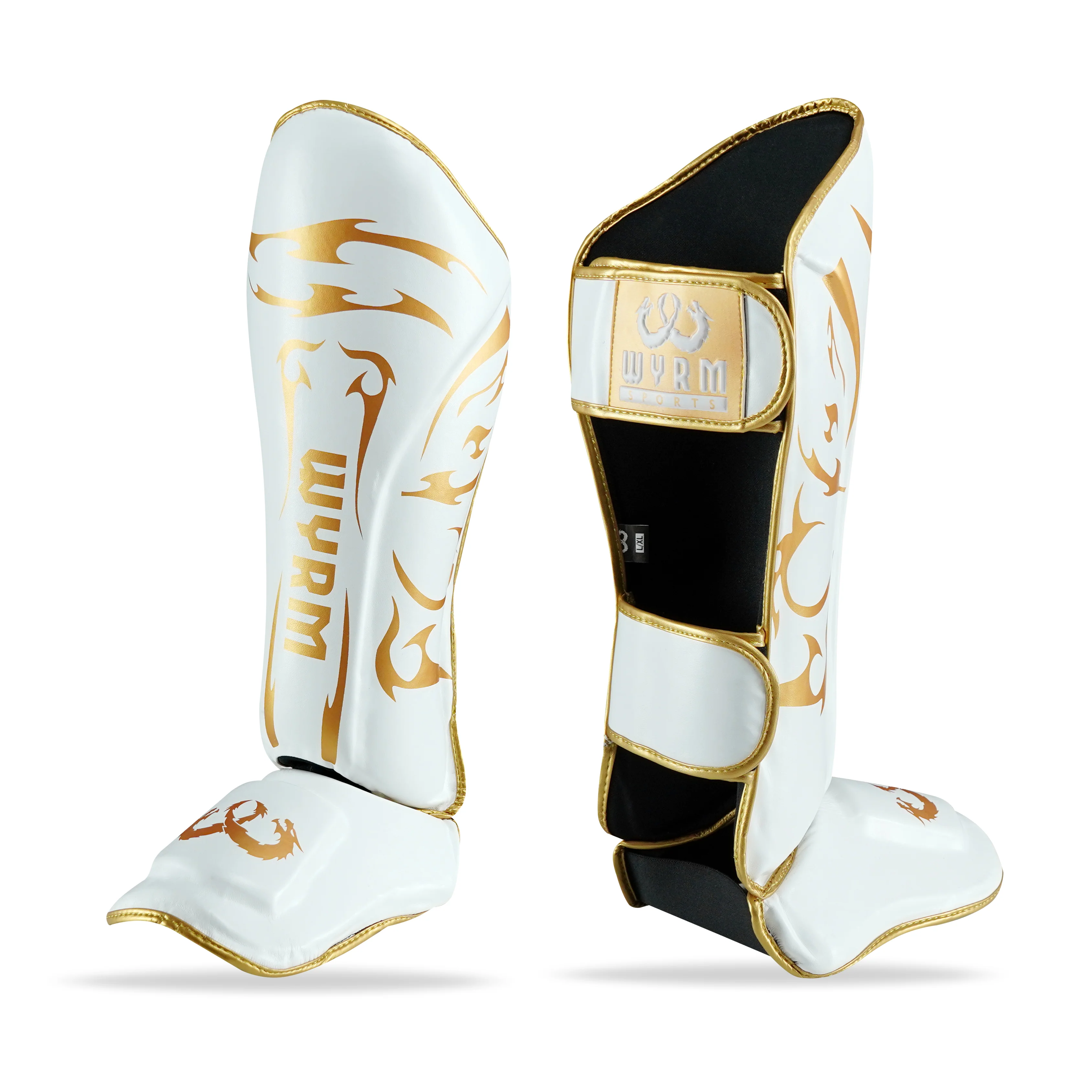 Canelo White Shin Guards - Image 4