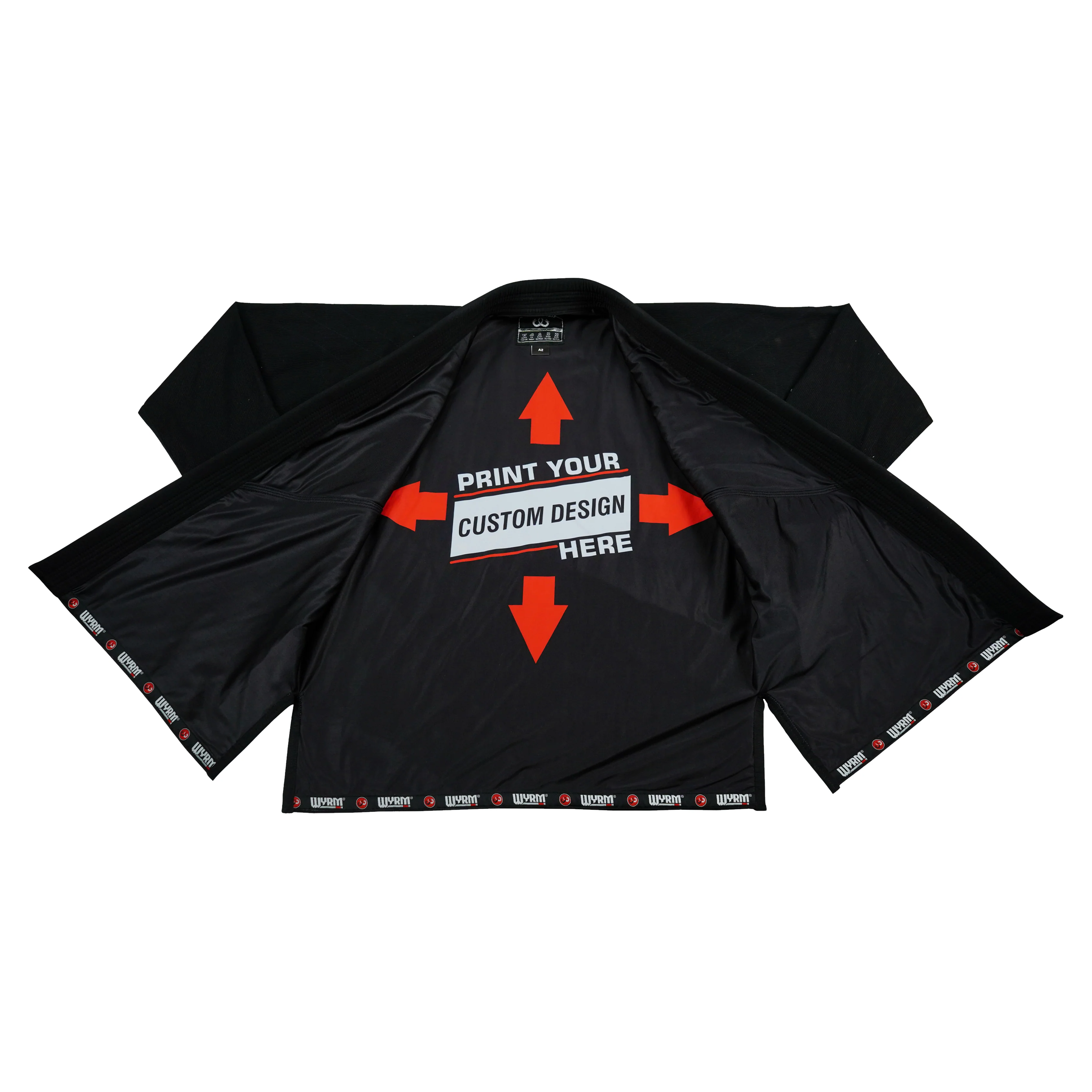 Premium Custom Black Brazilian Jiu Jitsu Gi