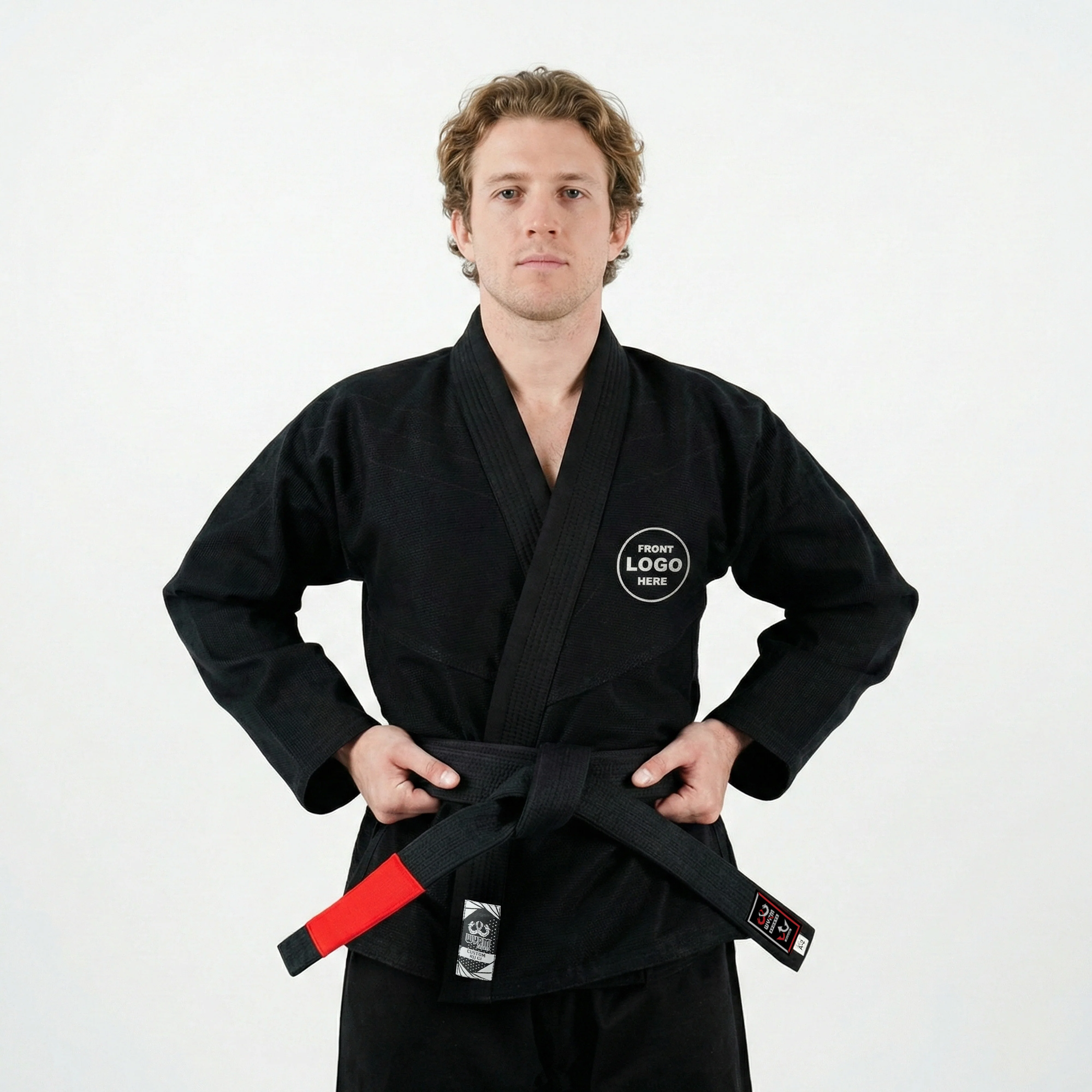 Premium Custom Black Brazilian Jiu Jitsu Gi - Image 2