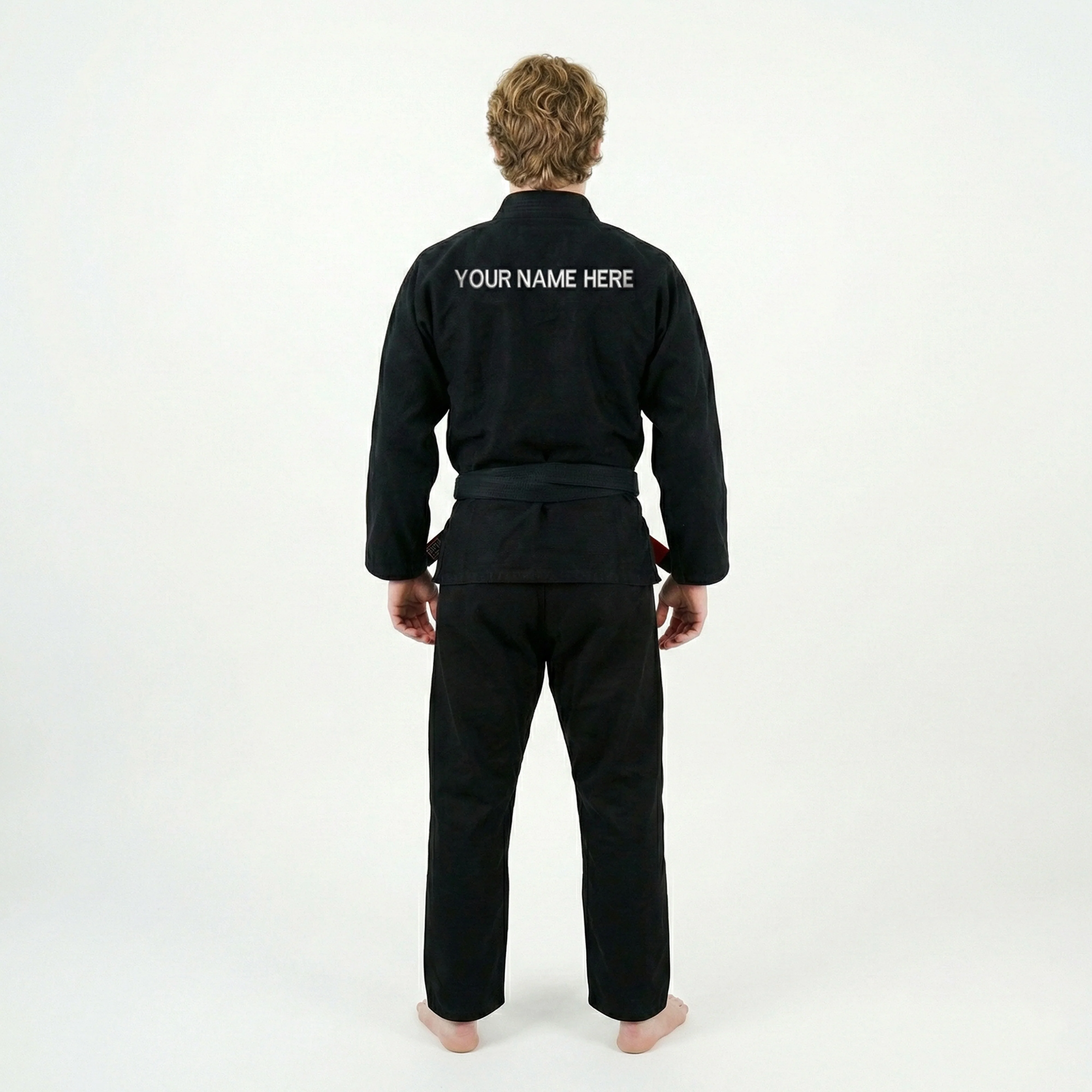 Premium Custom Black Brazilian Jiu Jitsu Gi - Image 4