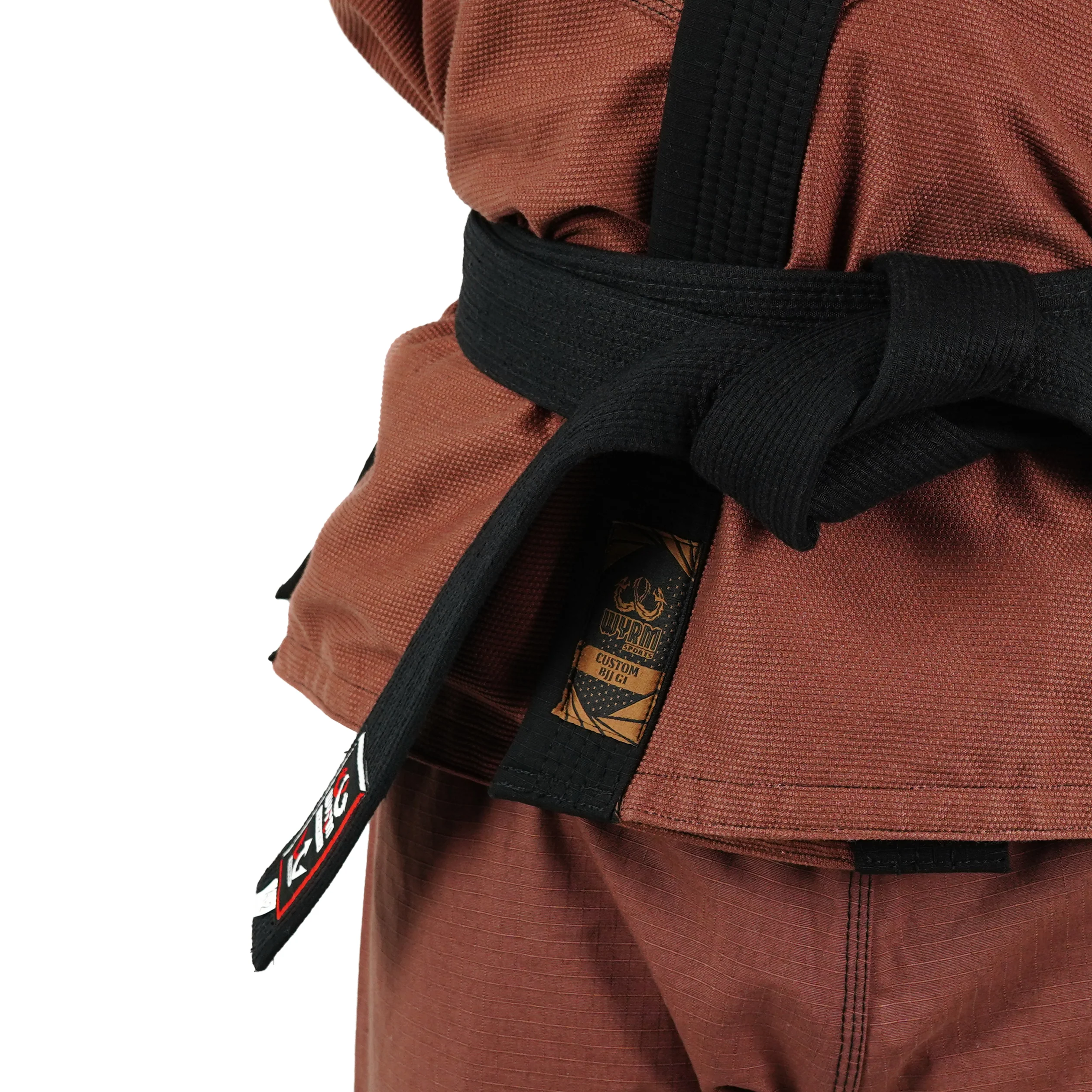 Premium Custom Brown with Black Lapel Brazilian Jiu Jitsu Gi - Image 5