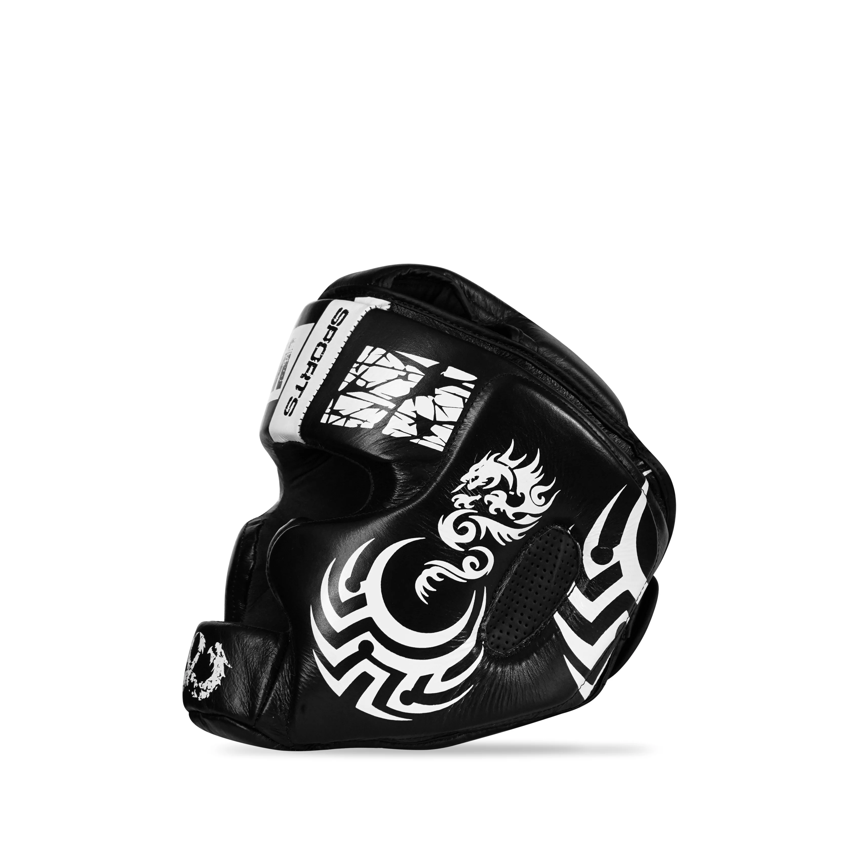 Pounder Black/White Head Guard - Image 4