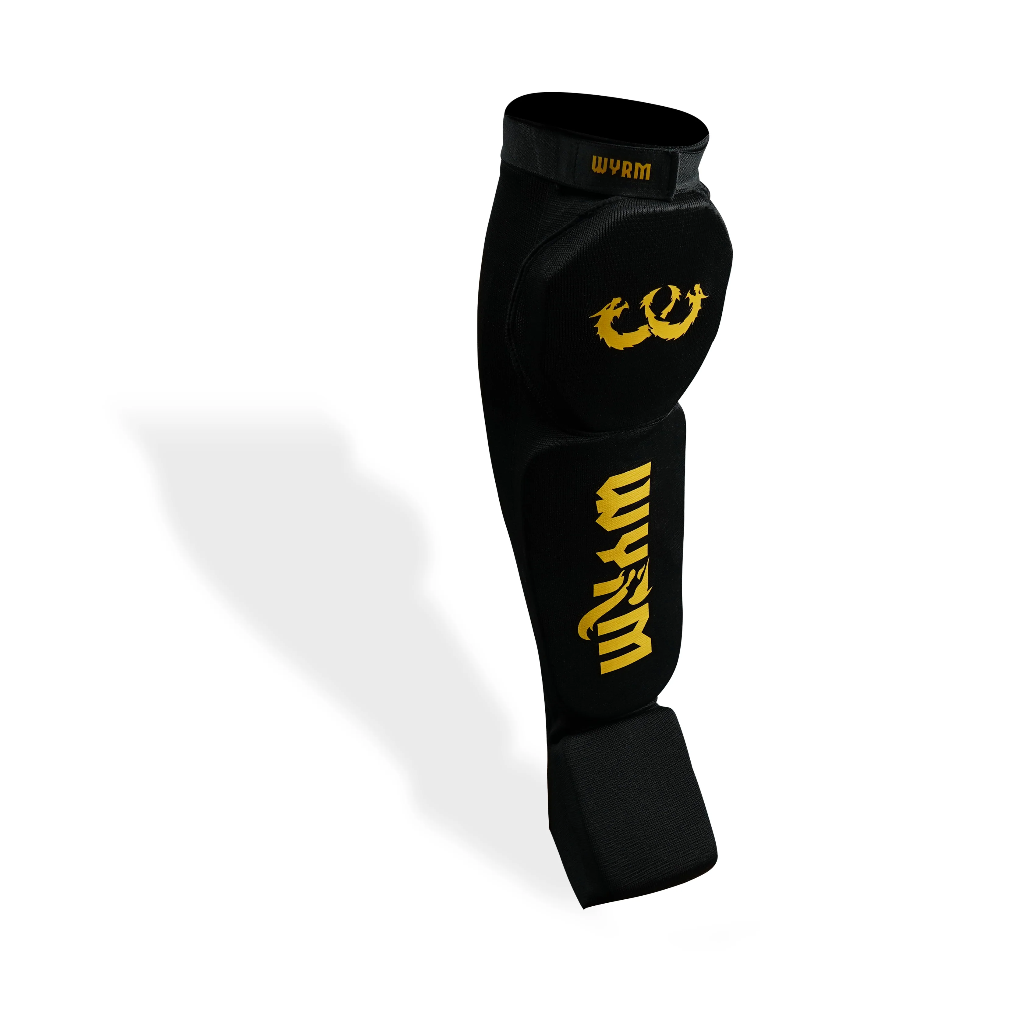 Shin In-Step with Knee Protector Black SI21