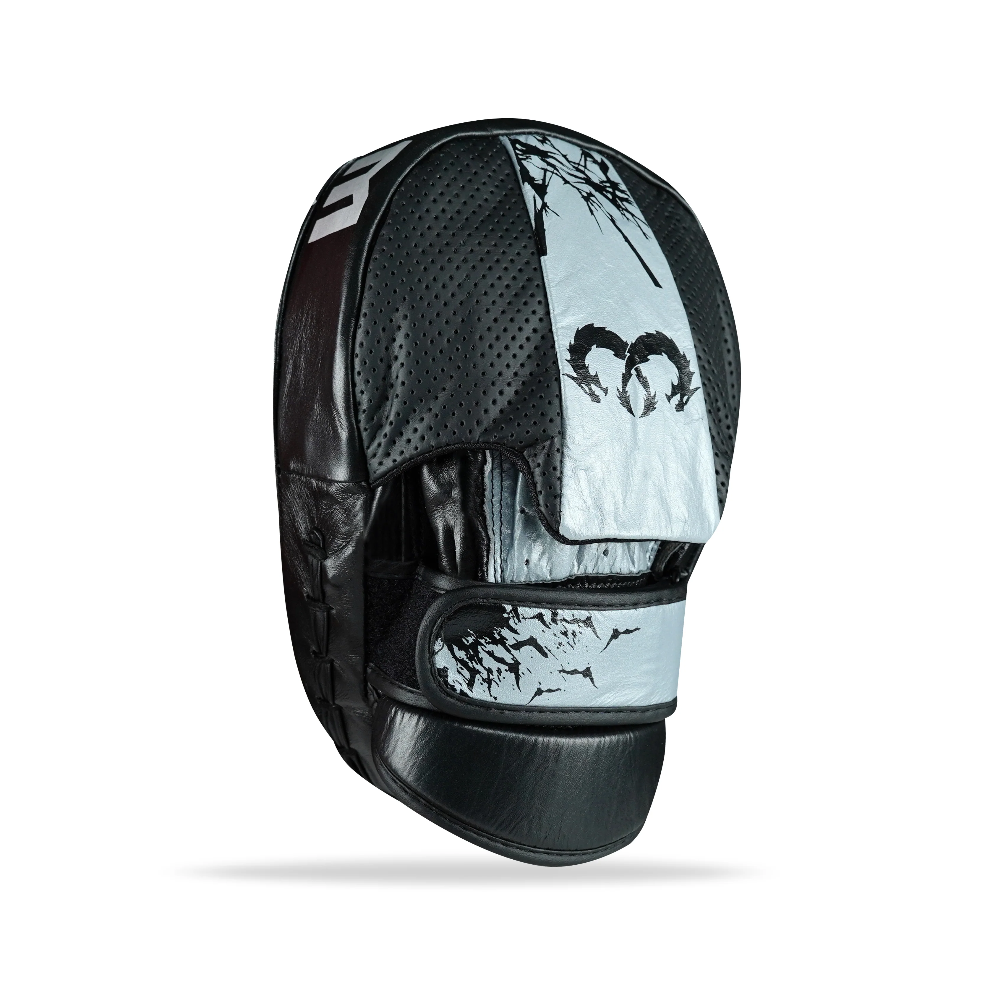 Skull Silver Genuine Leather Focus Pads - Image 4