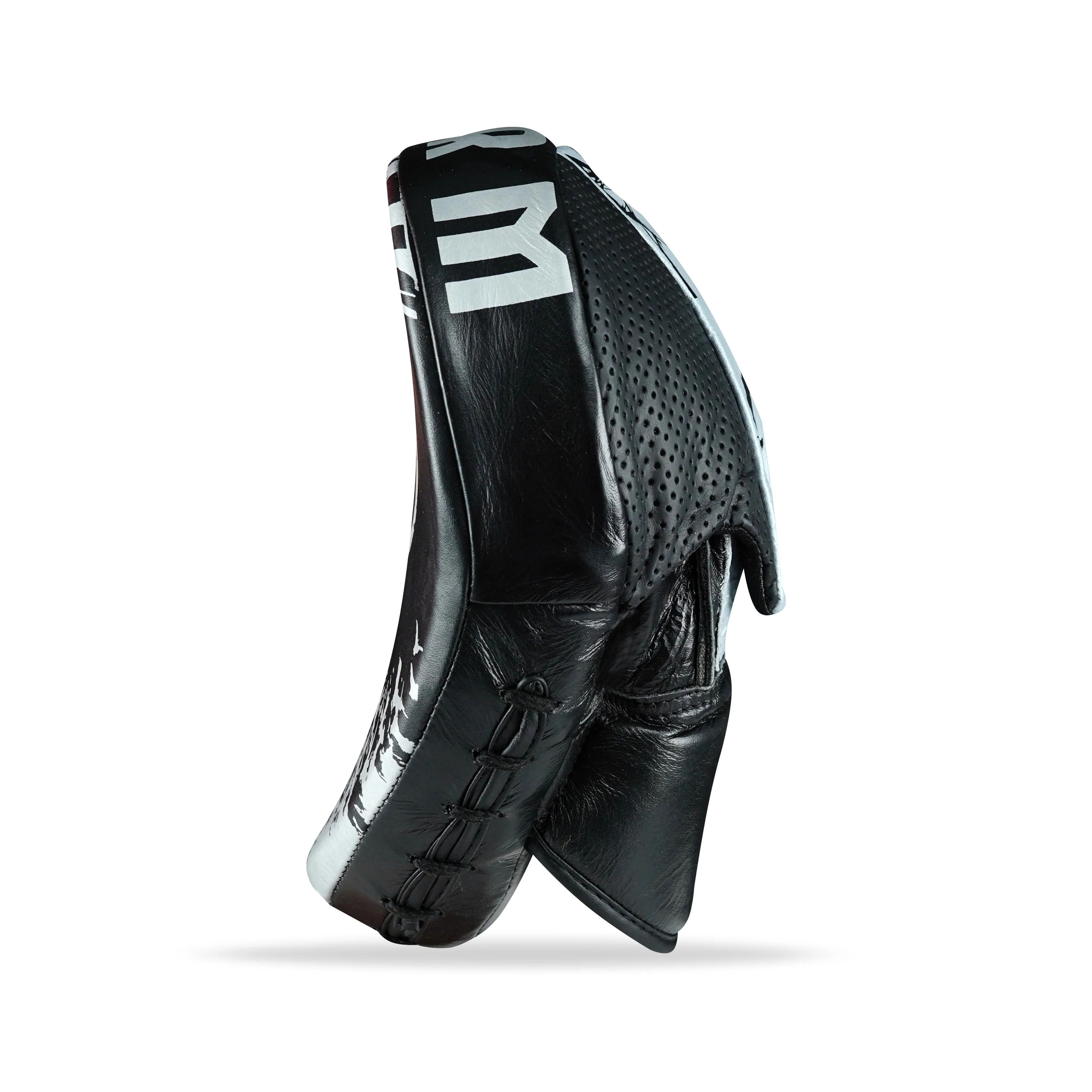 Skull Silver Genuine Leather Focus Pads - Image 7