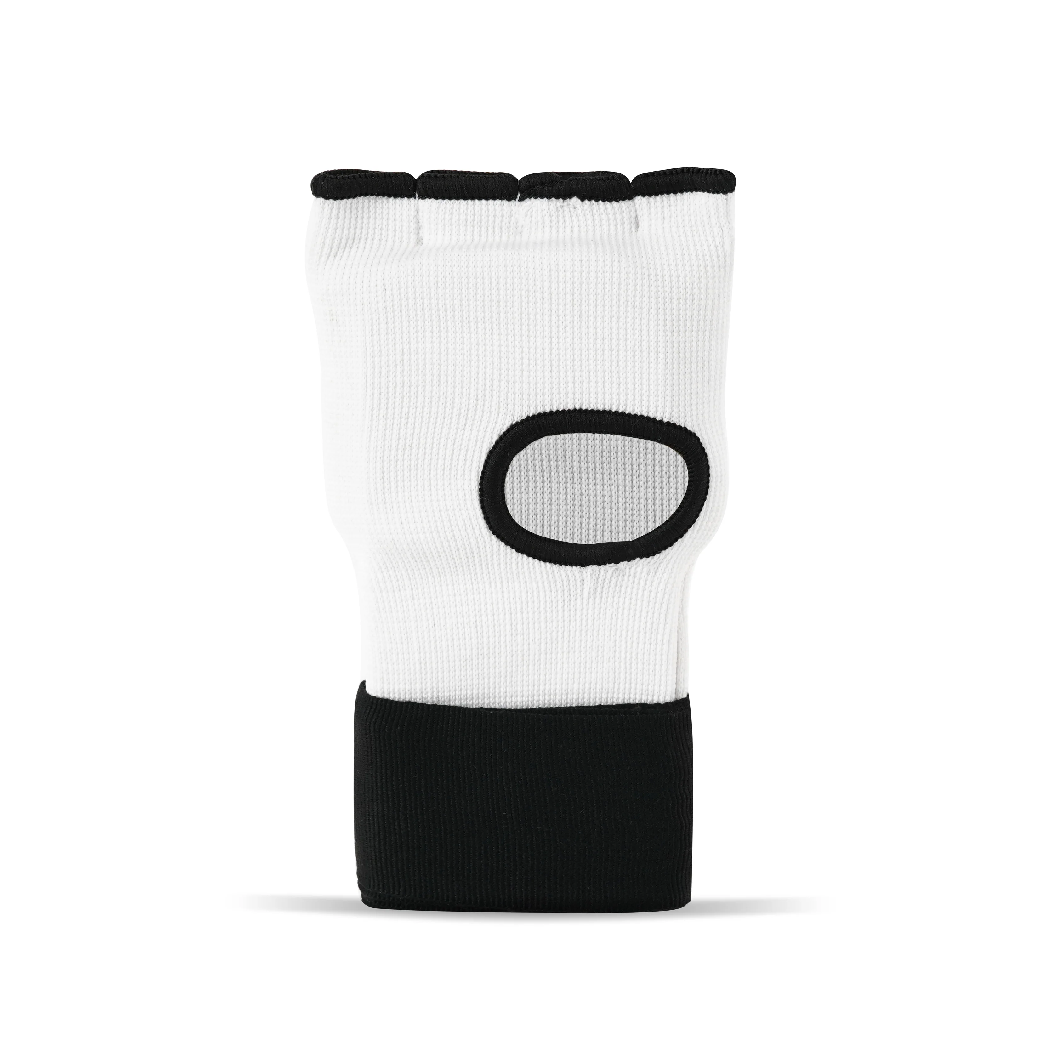 White Inner Gel Gloves With Strap - Image 4
