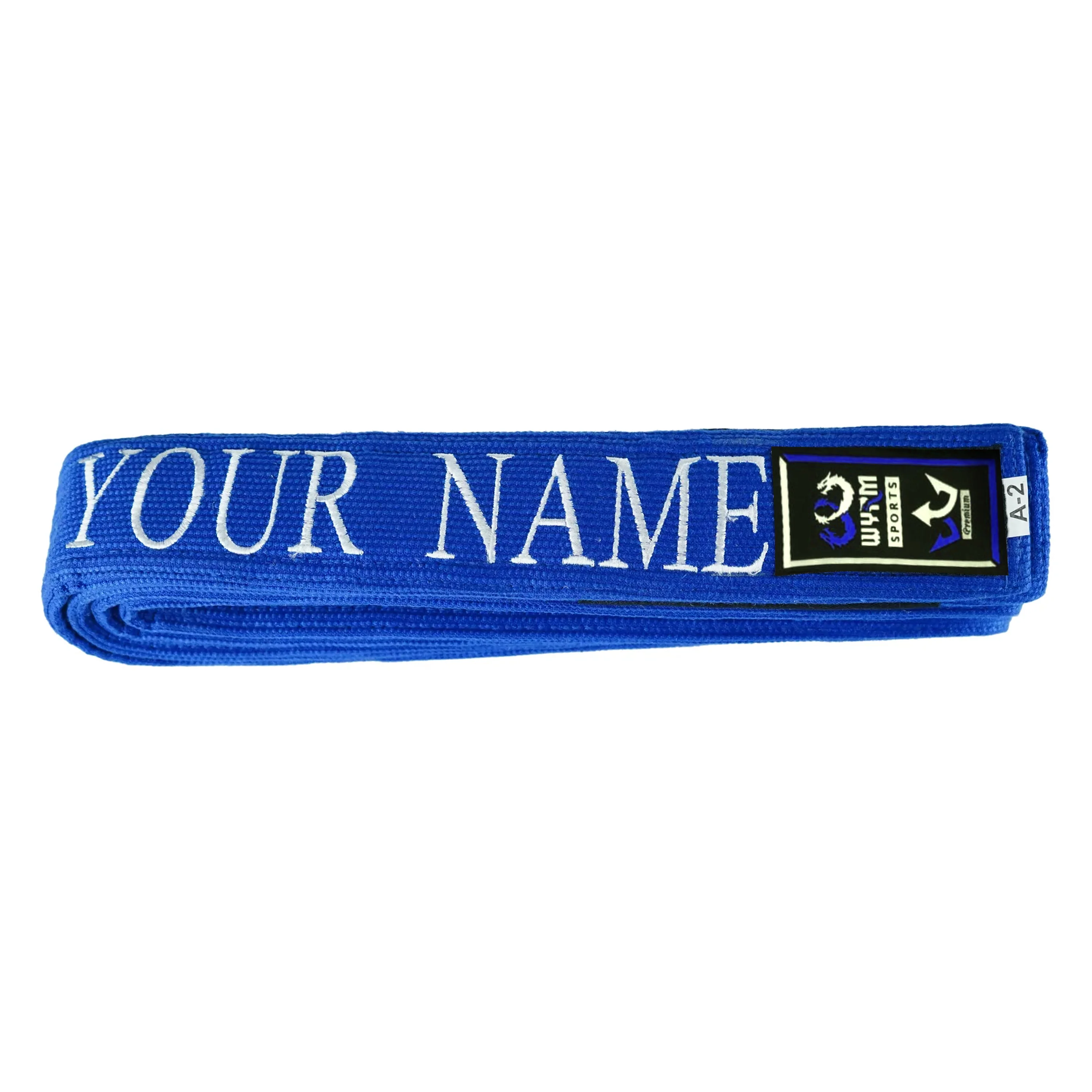 WYRM Premium Custom Name Brazilian Jiu Jitsu BJJ Belt - Image 3
