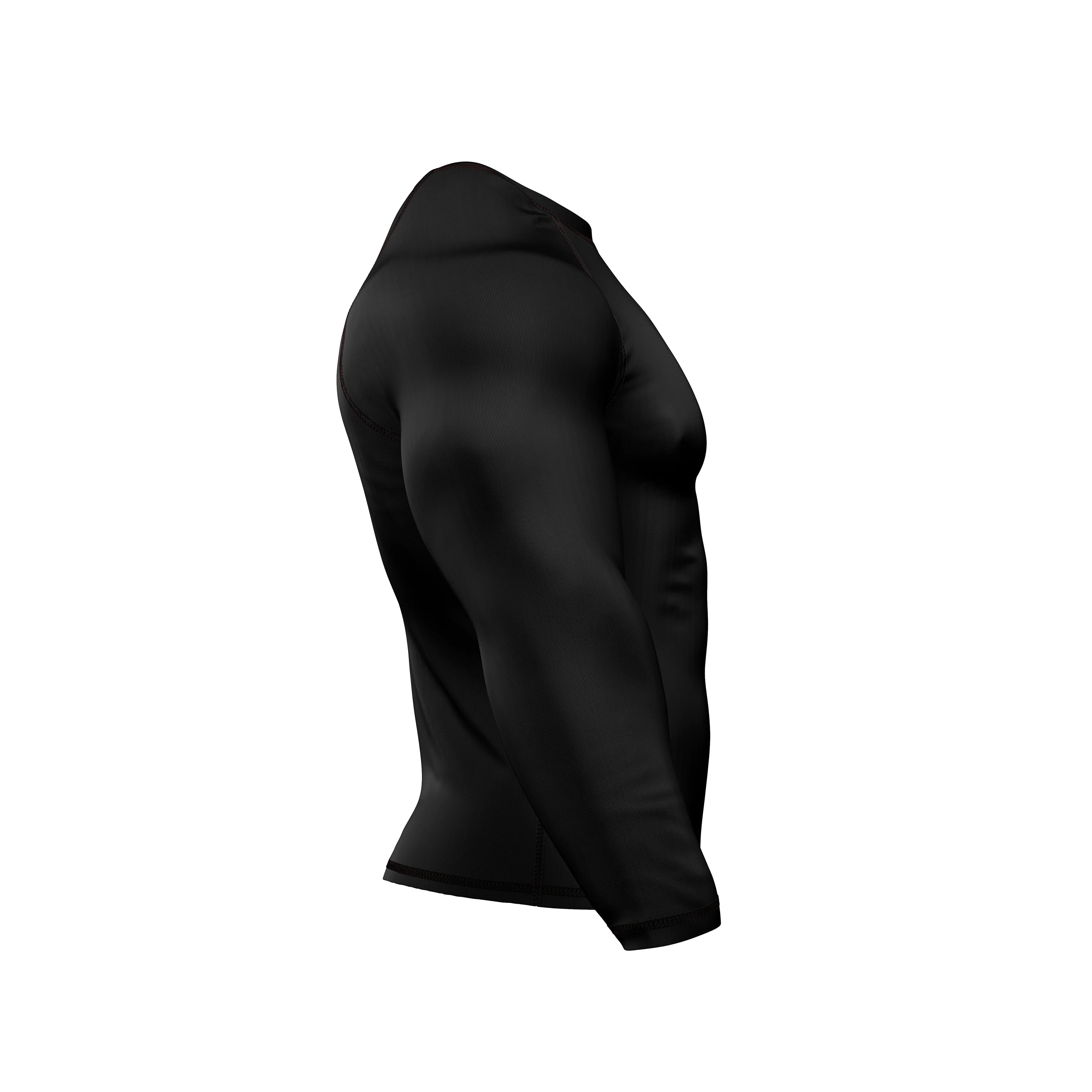 WYRM Basic Black Compression Top - Image 5