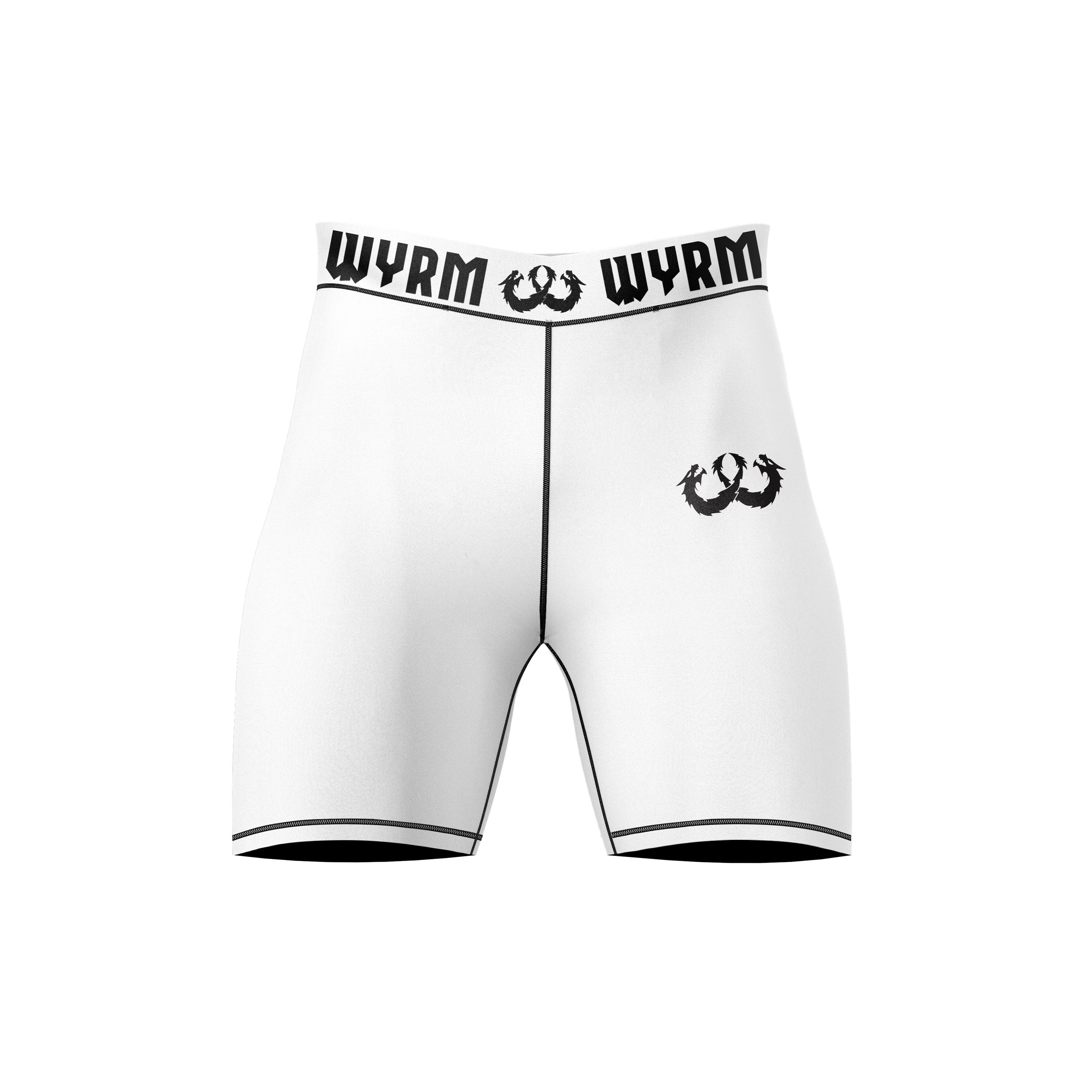 WYRM Basic White Compression Shorts - Image 3