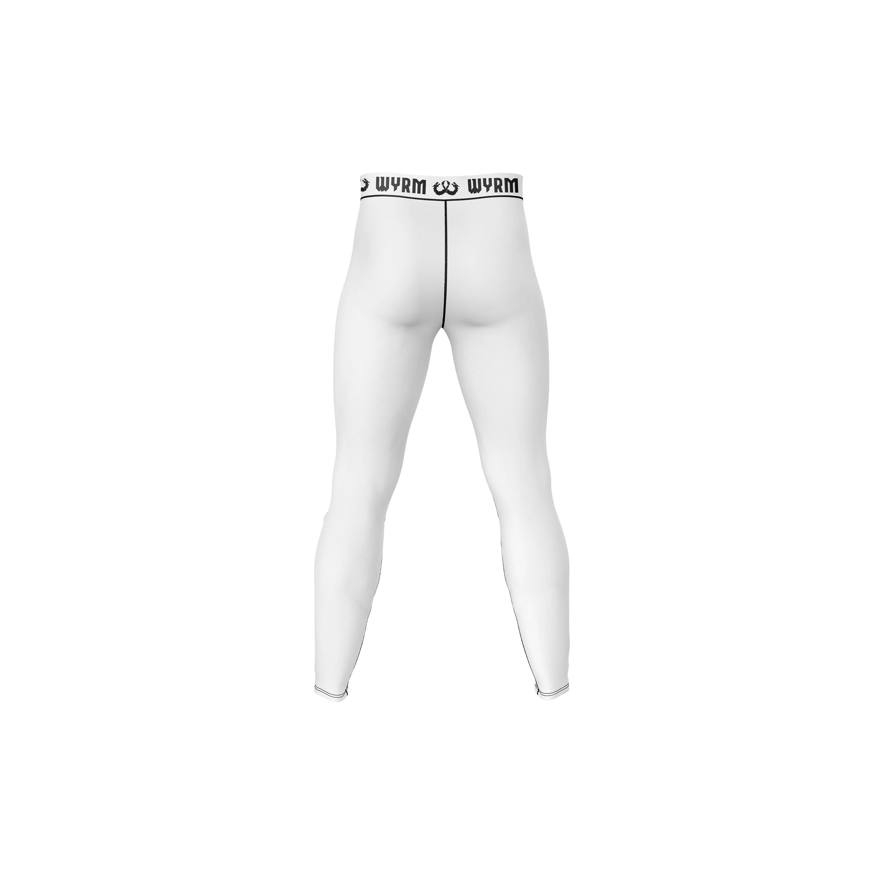 WYRM Basic White Compression Spats - Image 2