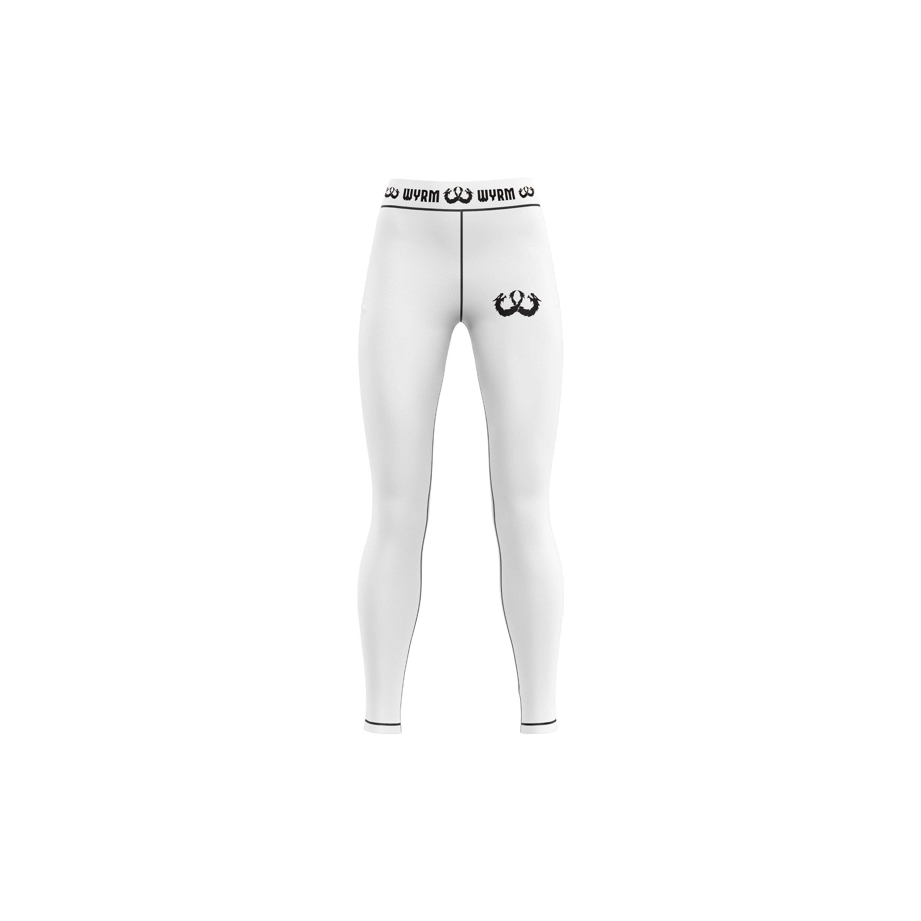 WYRM Basic White Compression Spats - Image 3